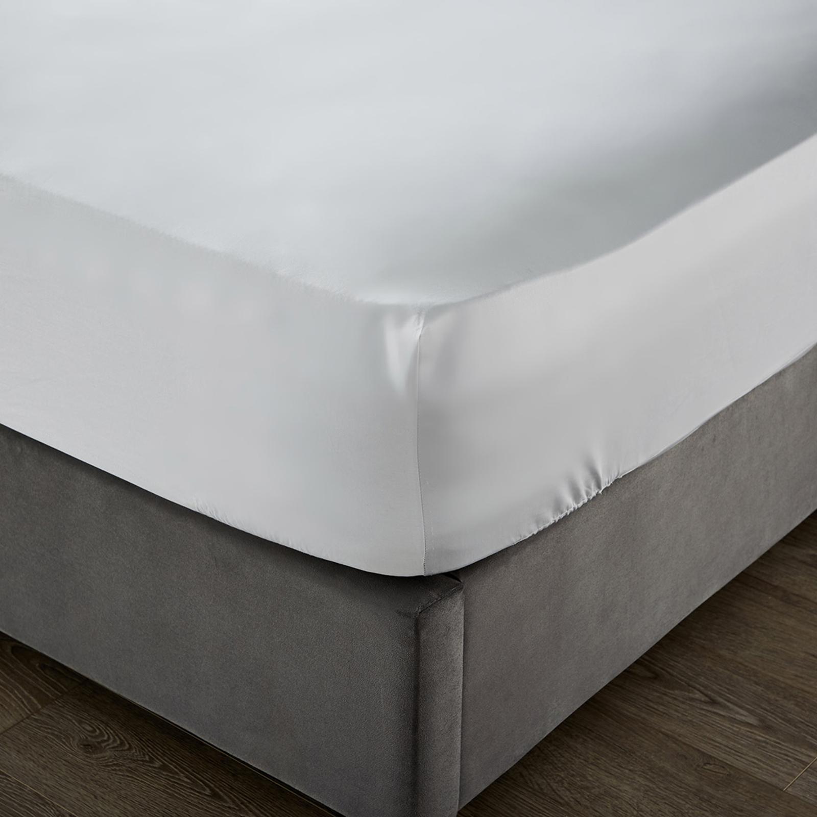 1000TC Super King Deep Fitted Sheet, Ice Grey BrandAlley