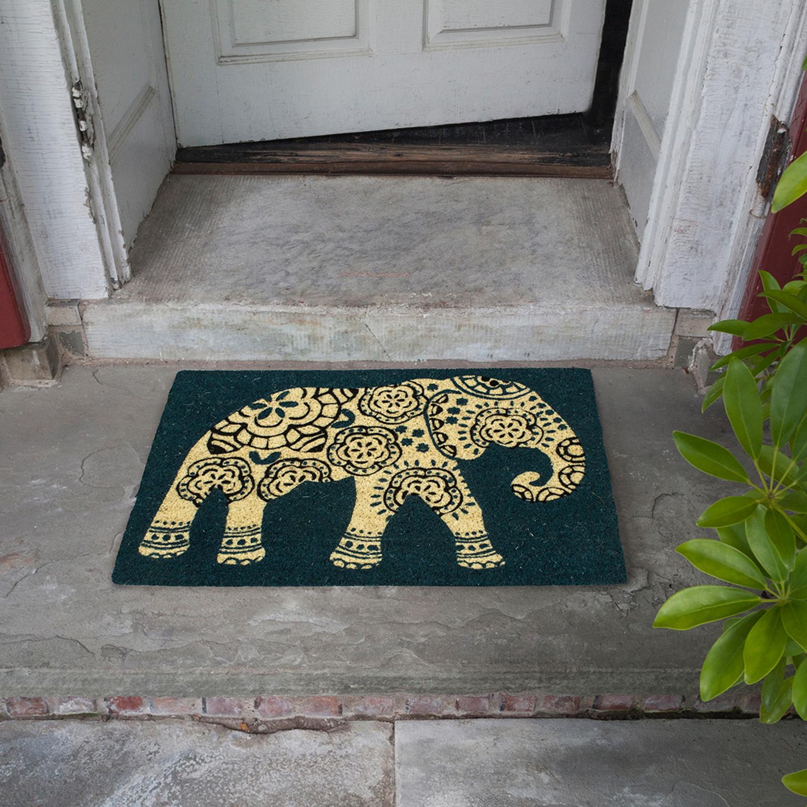 Elephant Coir Doormat BrandAlley