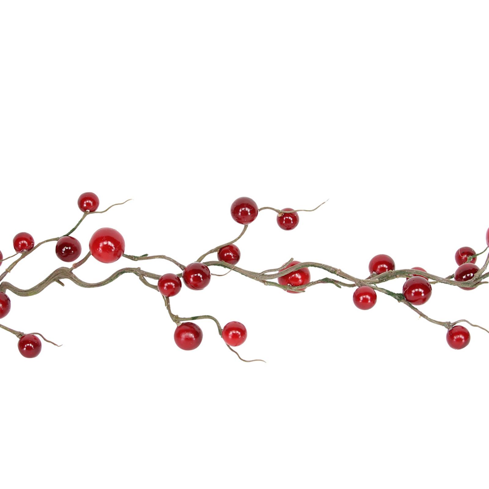 Shiny Red Berry On Twig Garland Brandalley