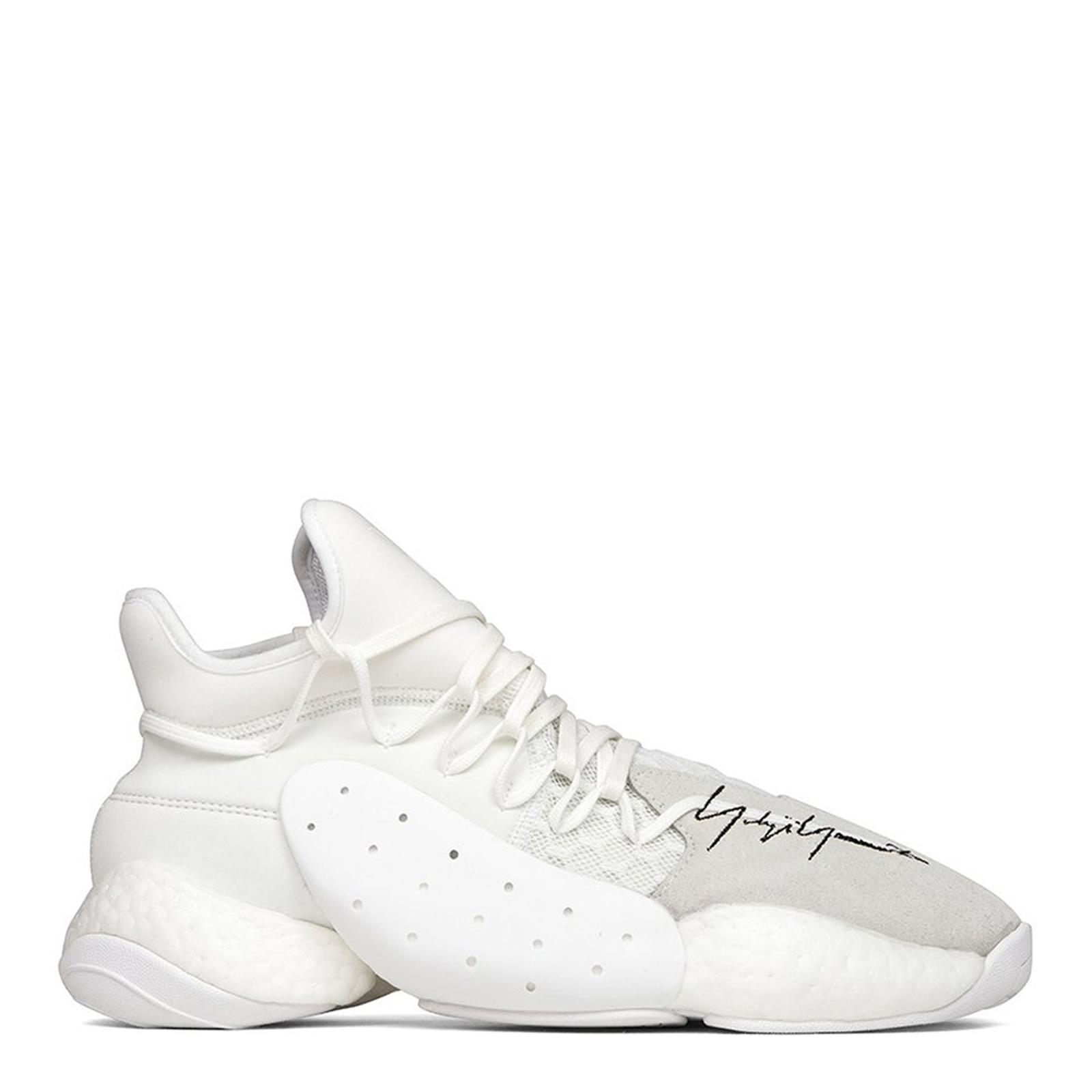White Y-3 BYW Bball Sneaker - BrandAlley