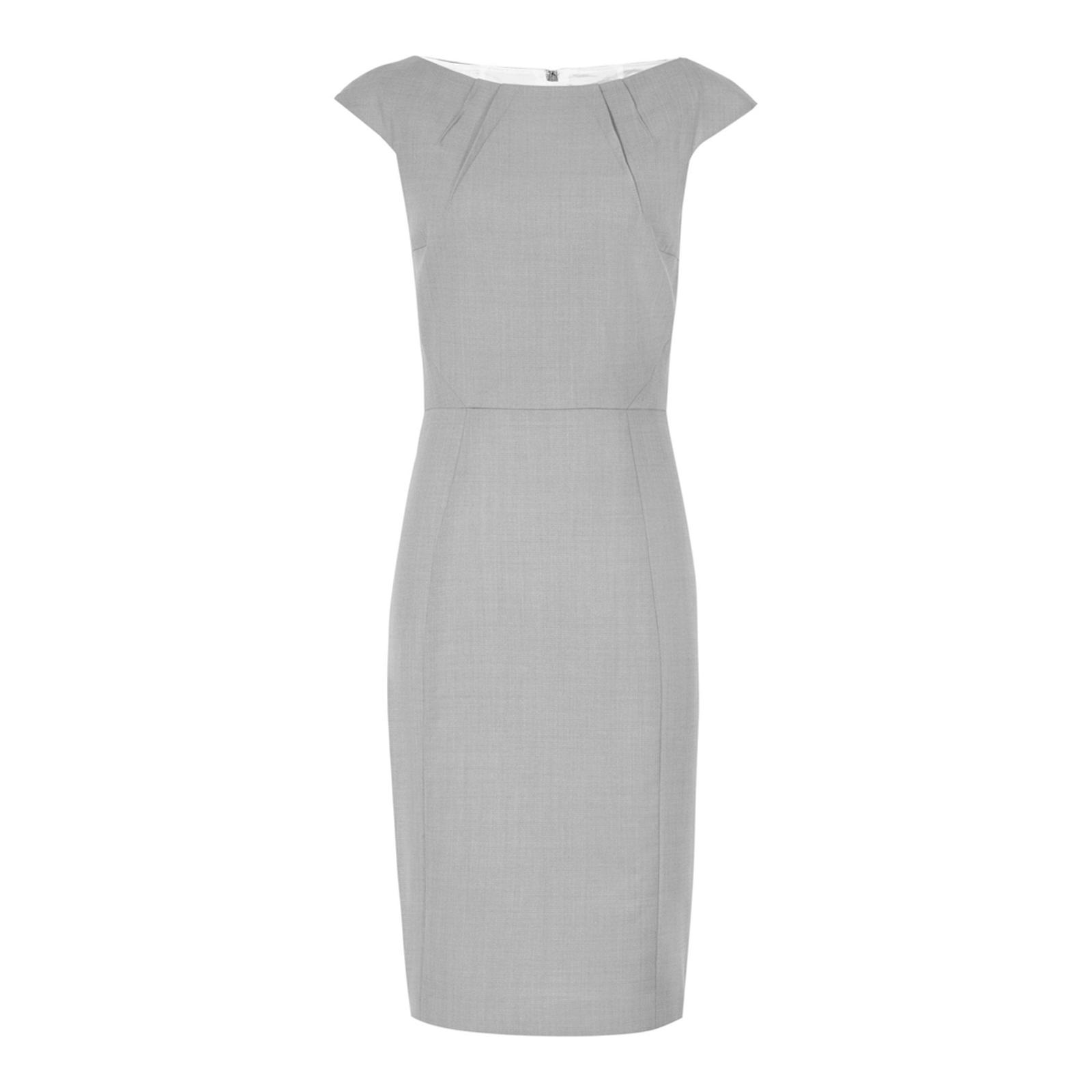 Grey Kent Tailored Dress - BrandAlley