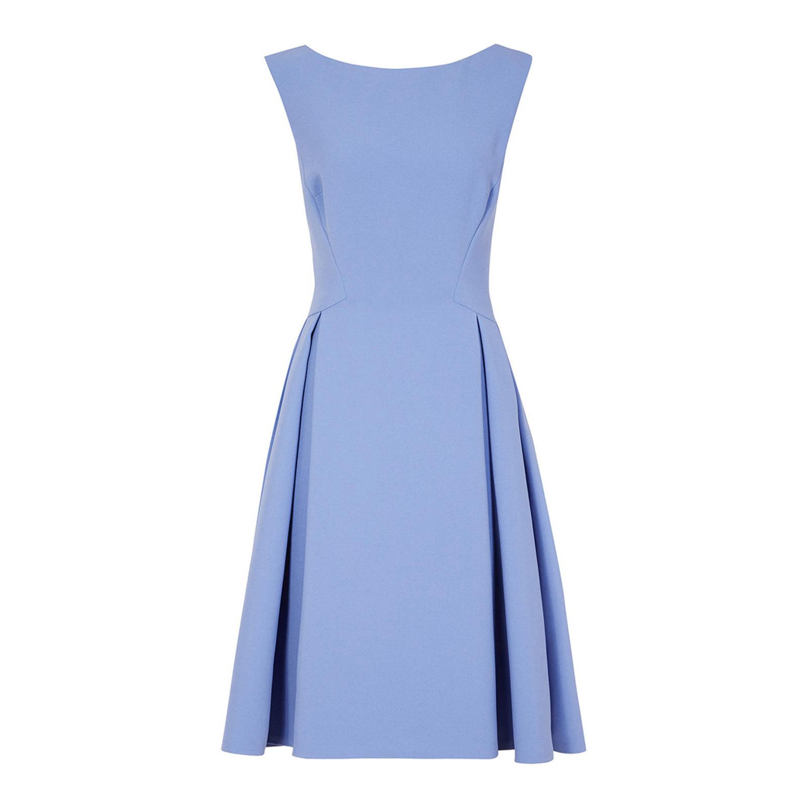 Blue Eri Full Skirt Dress - BrandAlley