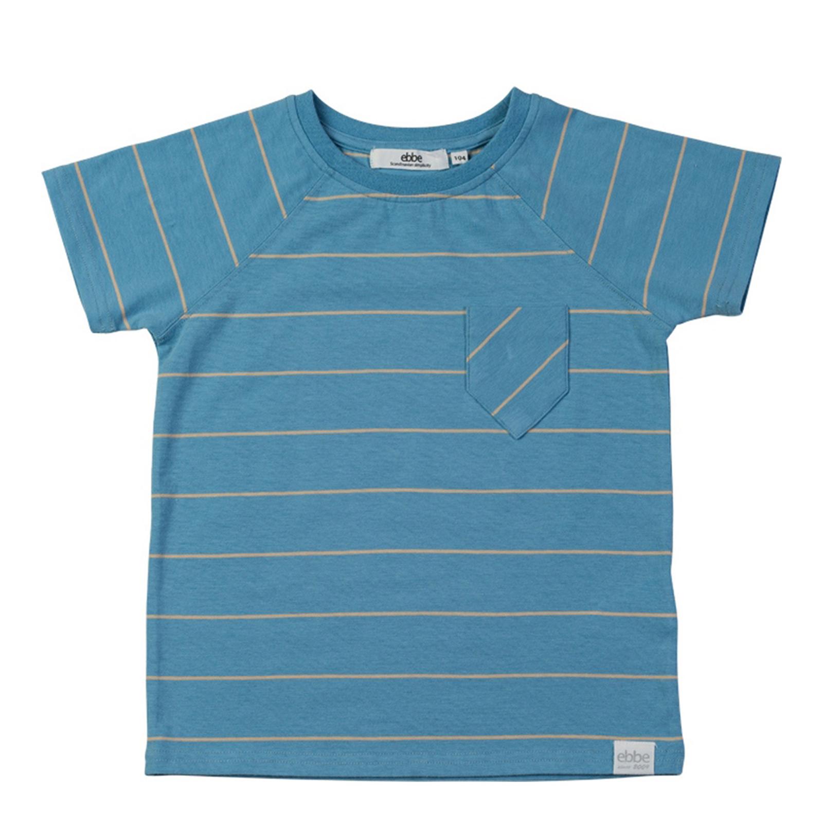 Denim Blue/Sand Stripe T-Shirt - BrandAlley