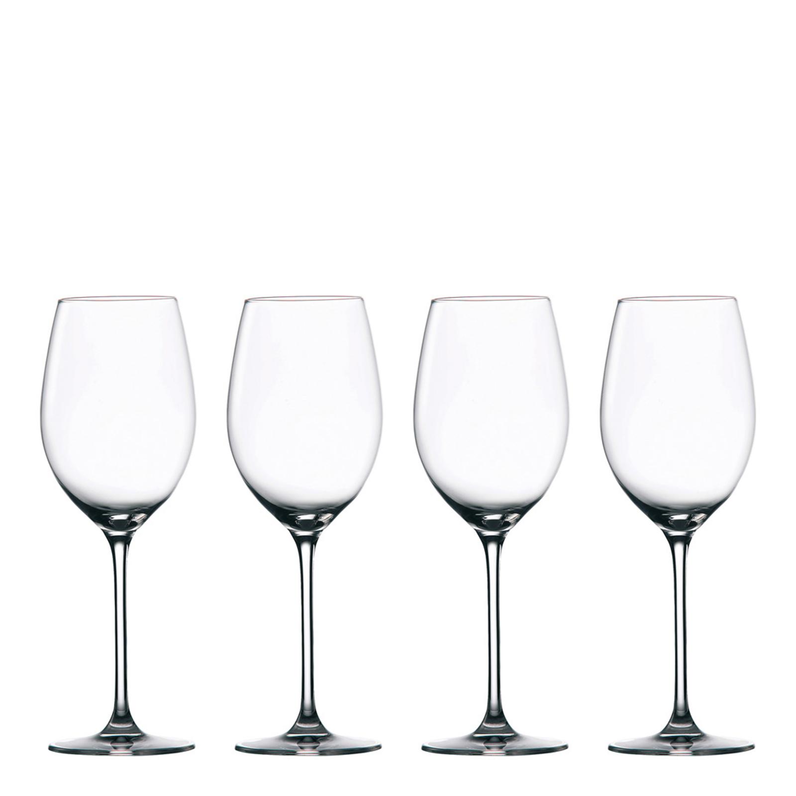 Set of 4 Moments White Wine Stem Glasses BrandAlley