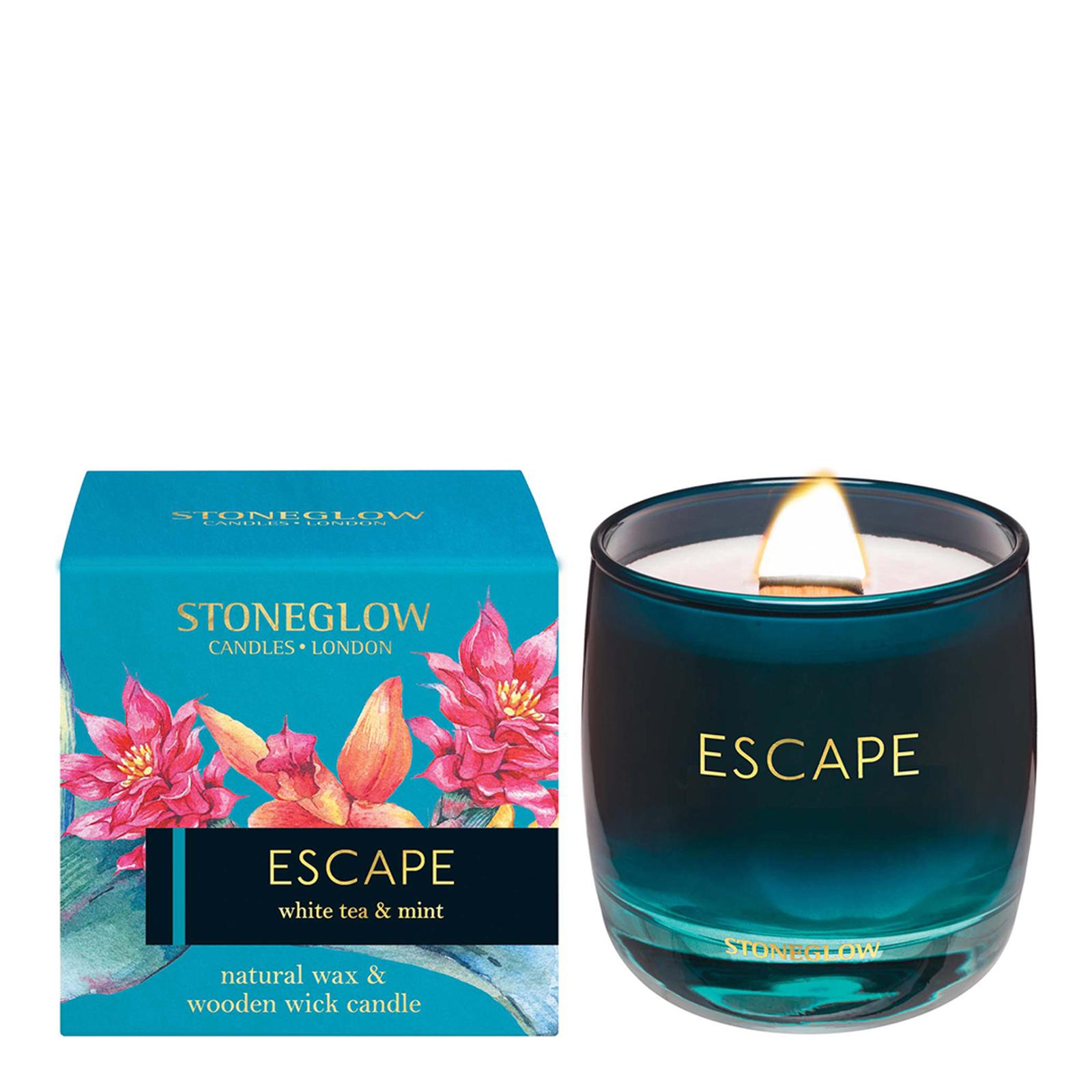 White Tea & Mint Candle Escape BrandAlley