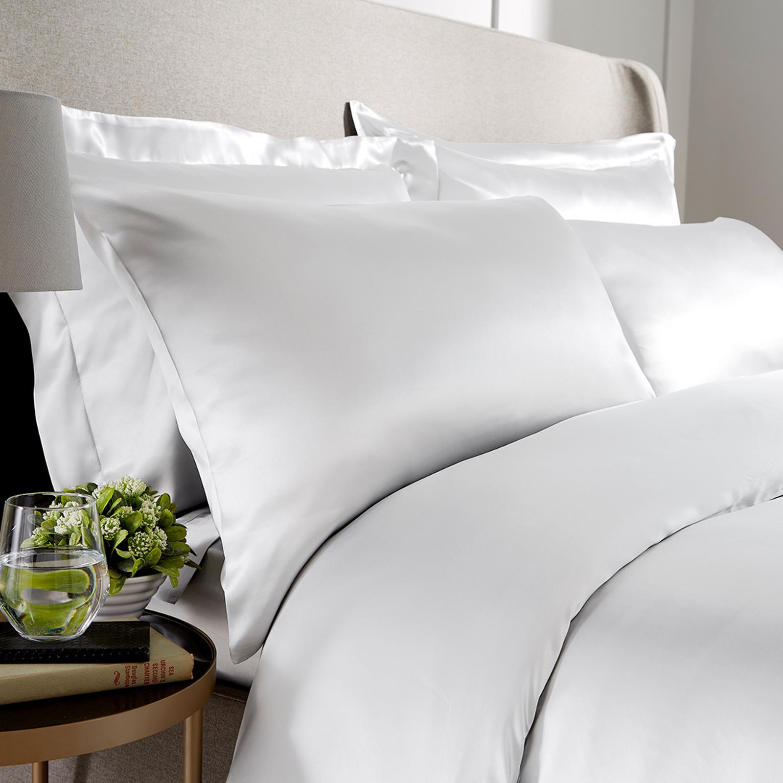 Silk Pair of Housewife Pillowcases, White BrandAlley