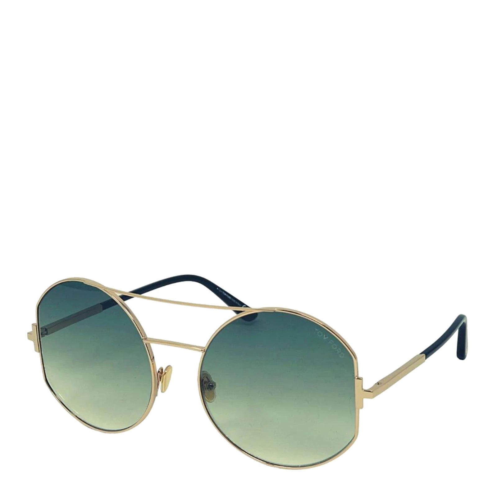 Women's Gold Tom Ford Sunglasses 60mm - BrandAlley
