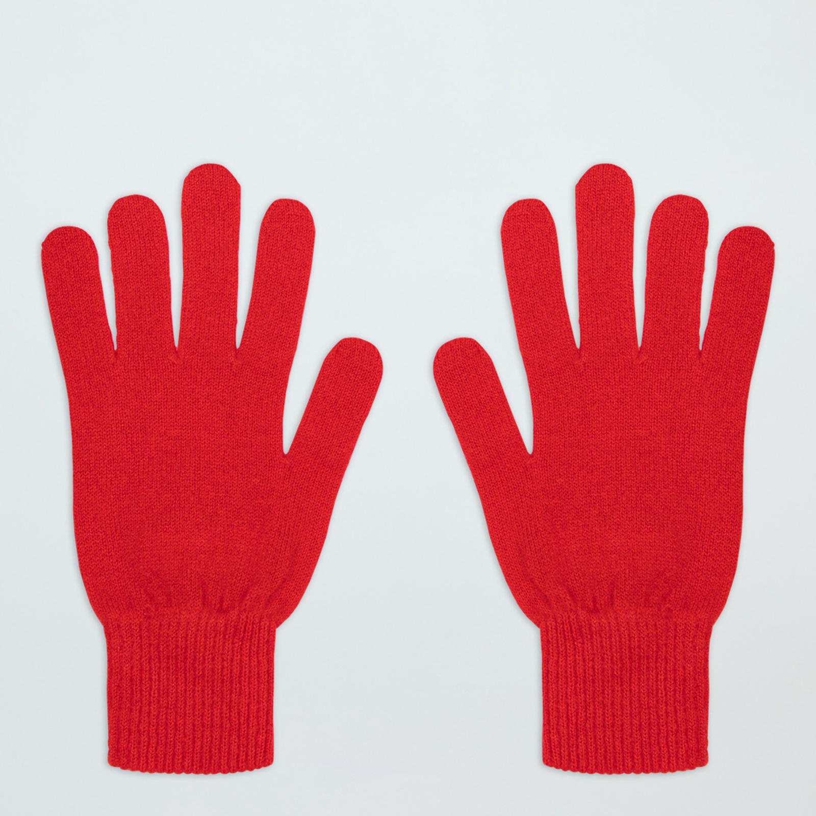 Red Classic Cashmere Gloves BrandAlley
