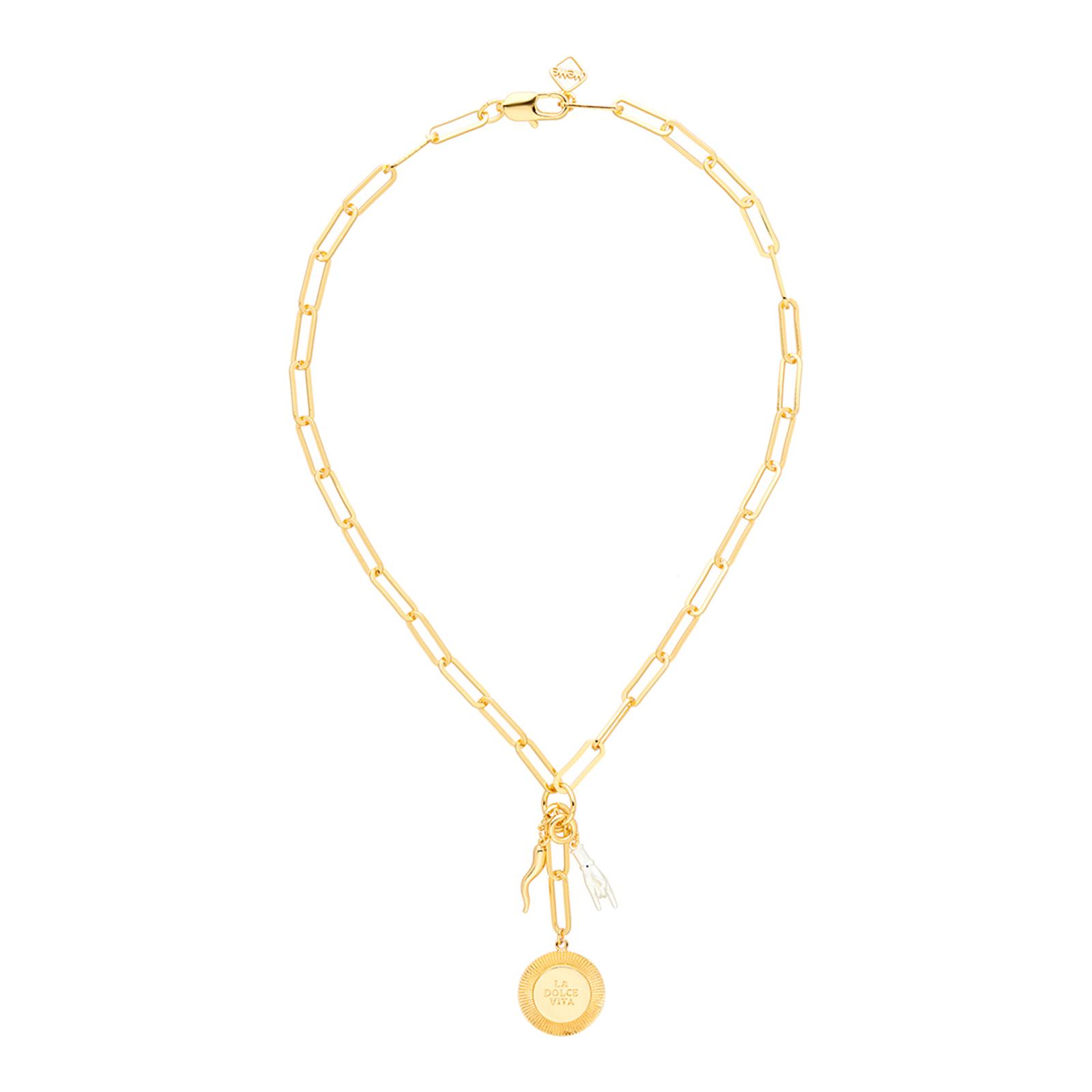 La Dolce Vita 18K Gold Plated Necklace - BrandAlley