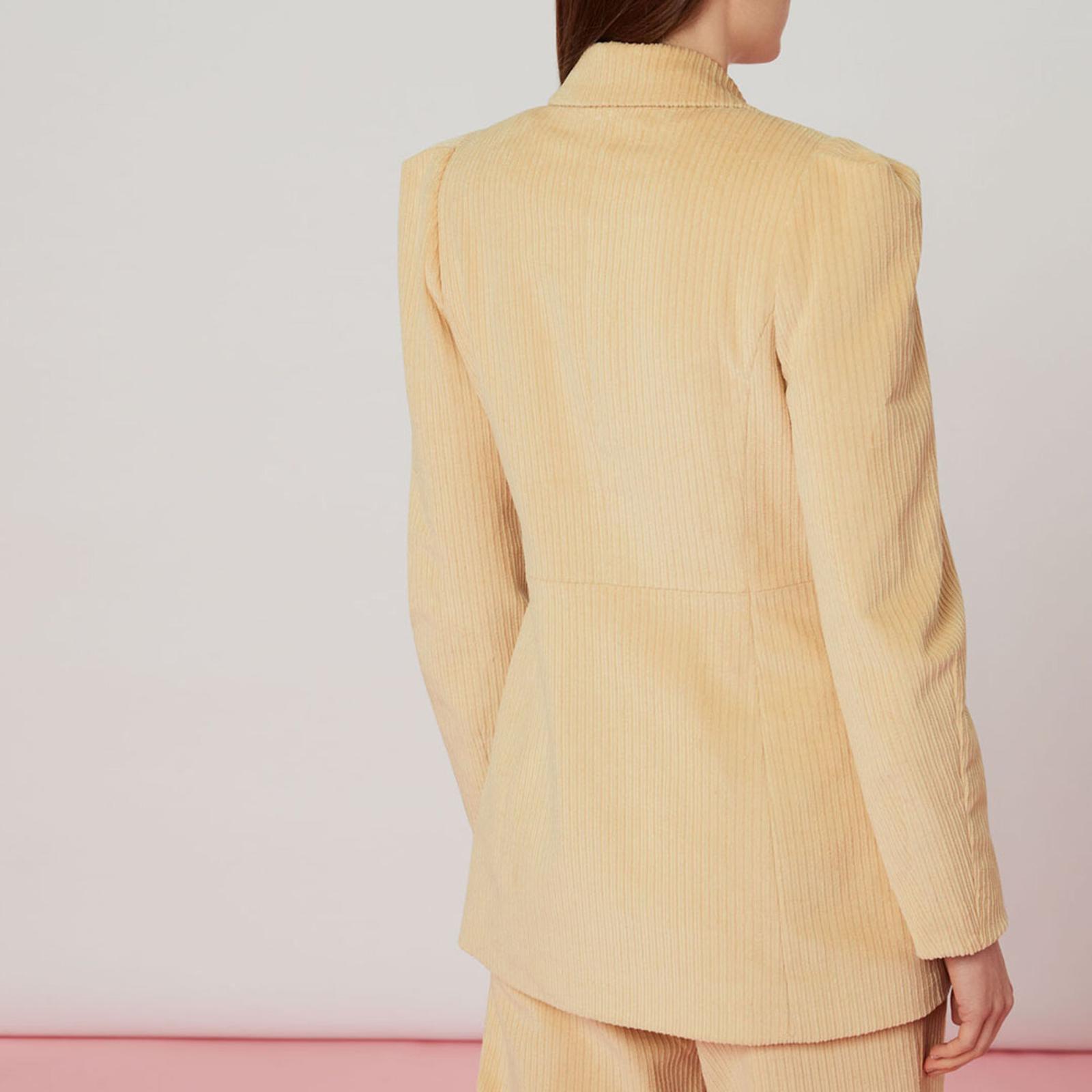 Cream Suki Cotton Blend Blazer BrandAlley