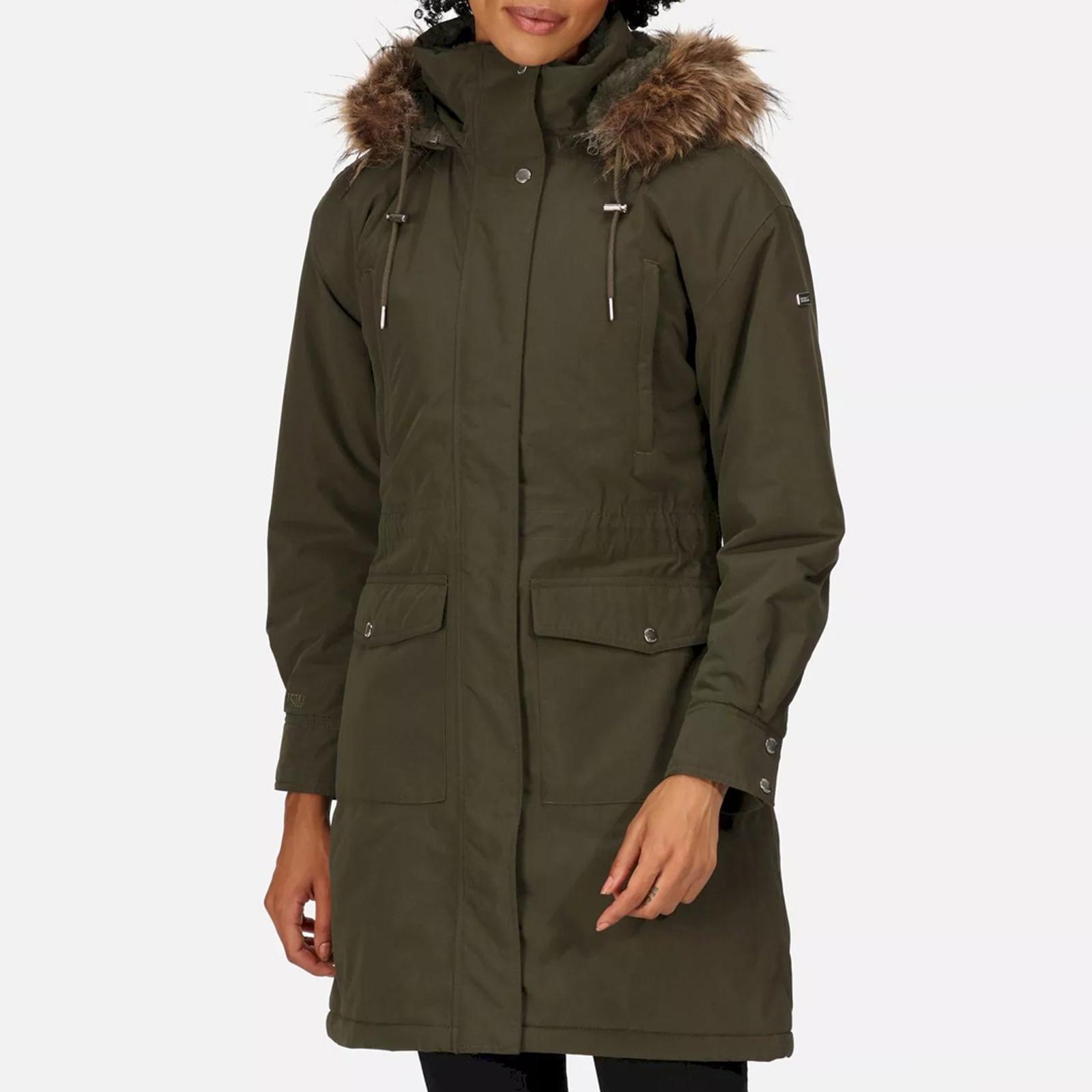 Dark Khaki Waterproof Insulated Jacket BrandAlley