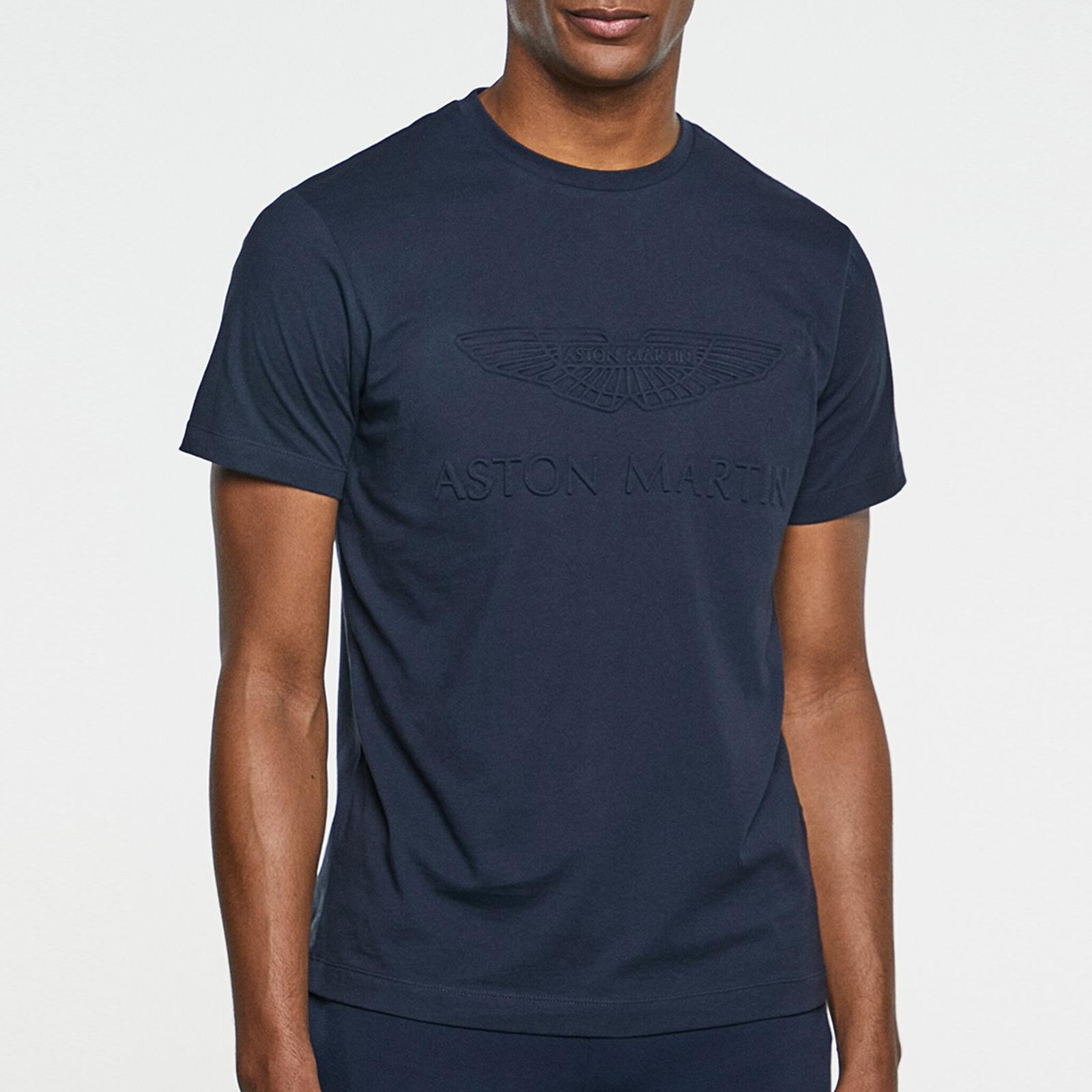 Navy AMR Cotton T-Shirt - BrandAlley