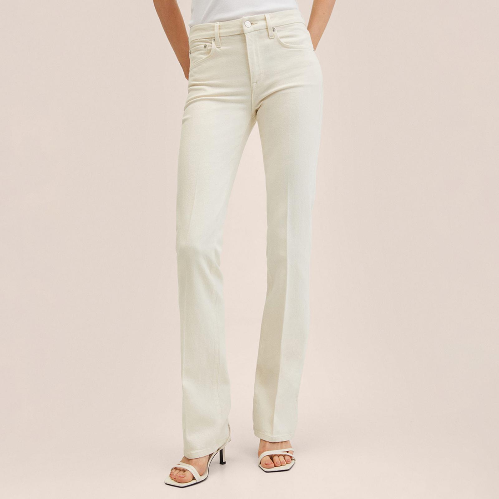 Ecru Skinny Flare Jeans BrandAlley