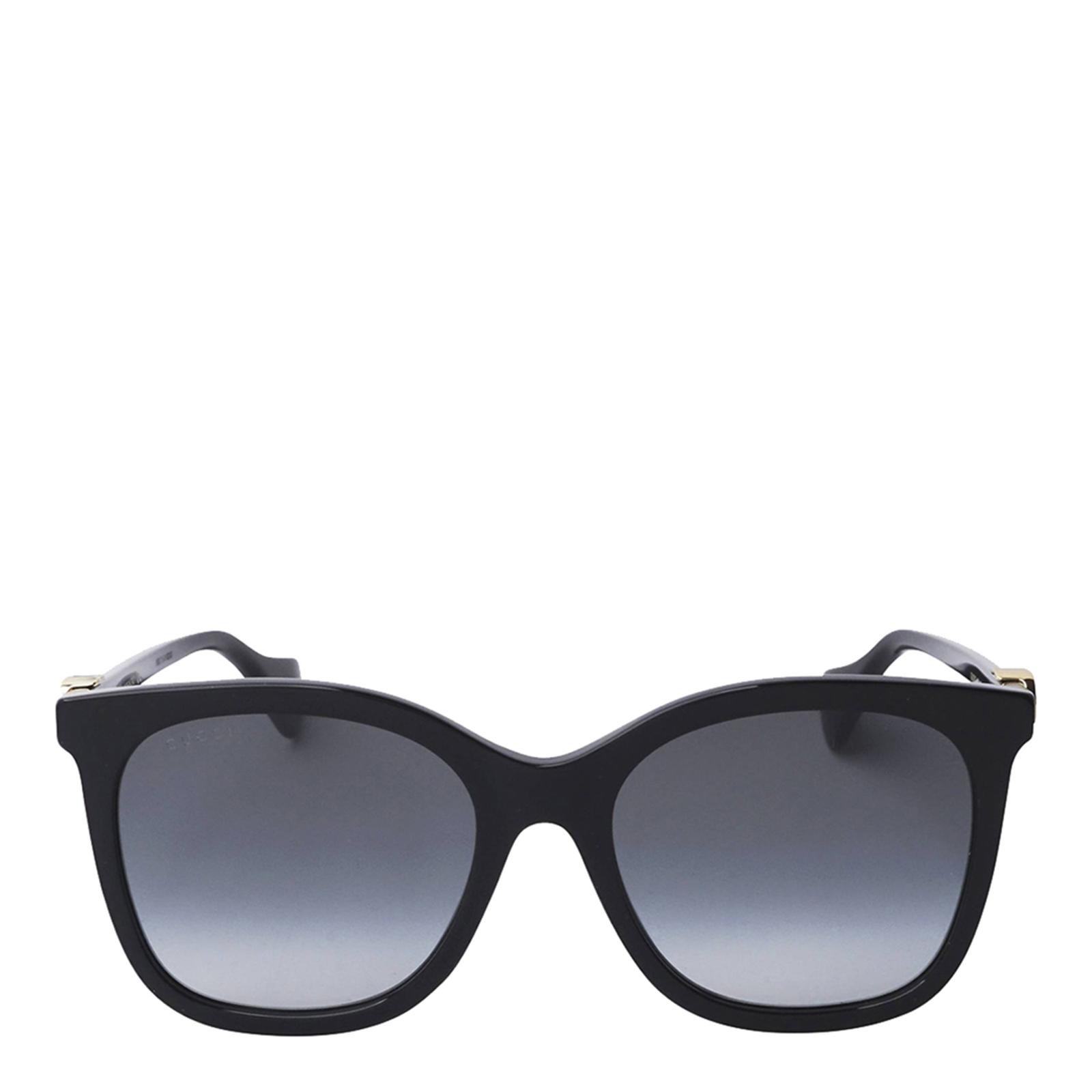 Women's Black/Gold Gucci Sunglasses 55mm BrandAlley