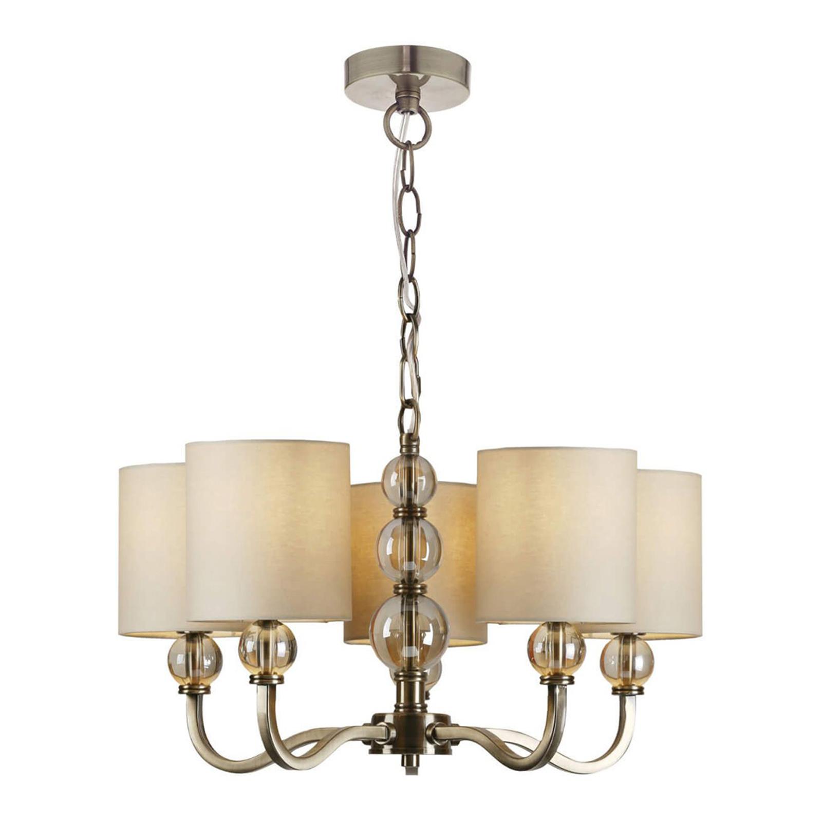Selby 5 Light Chandelier, Brass BrandAlley
