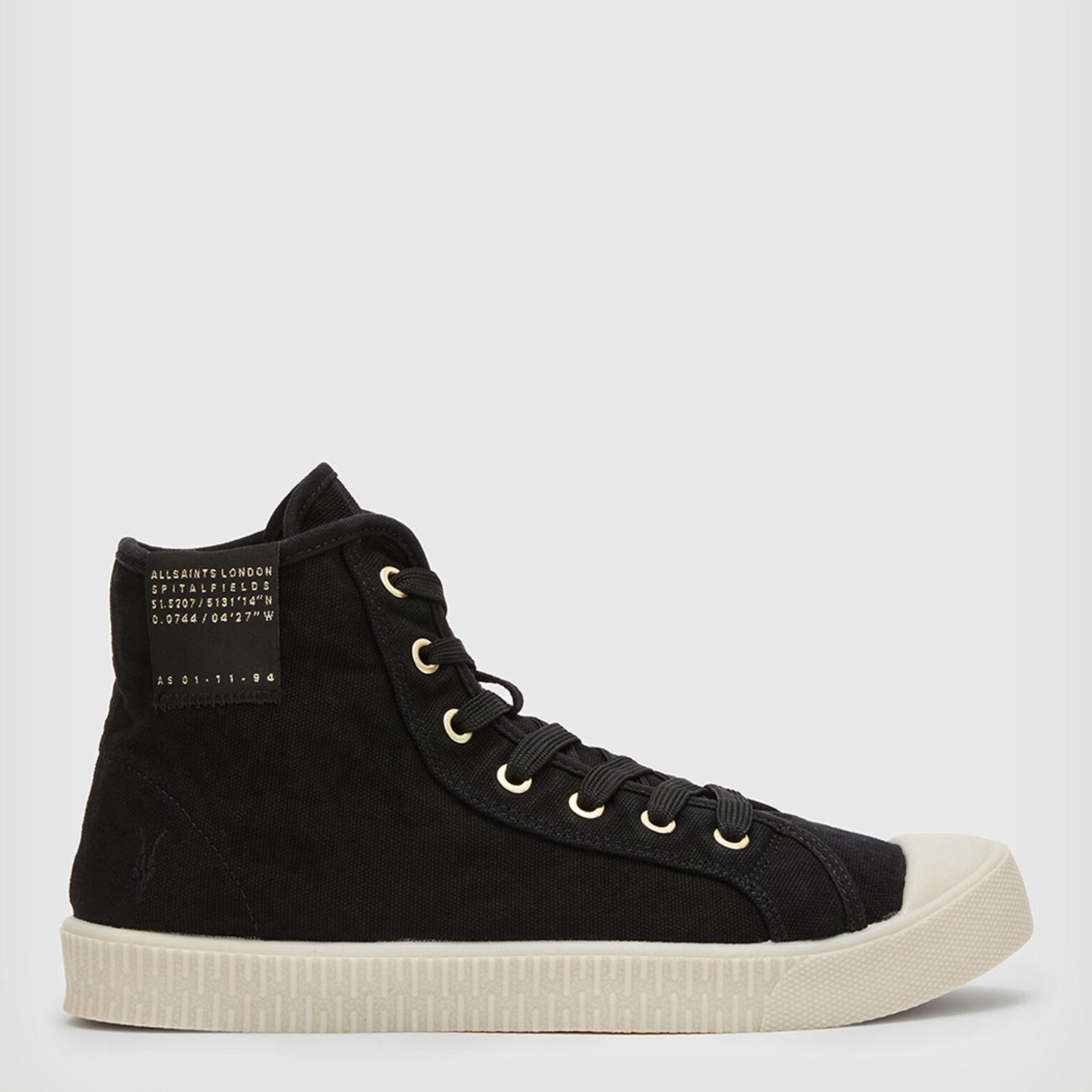 Black Demmy High Top Trainers - BrandAlley
