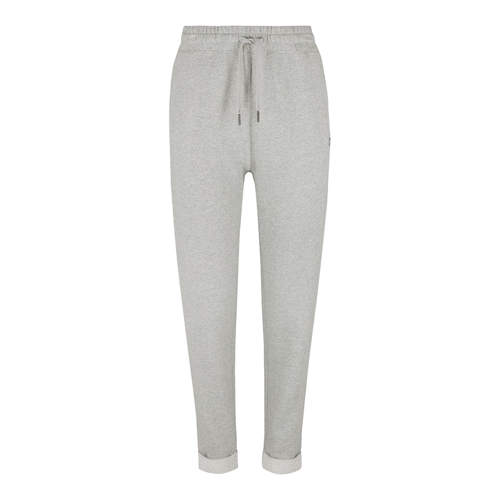 Mid Grey Marl Nestle Up Taper Trousers - BrandAlley