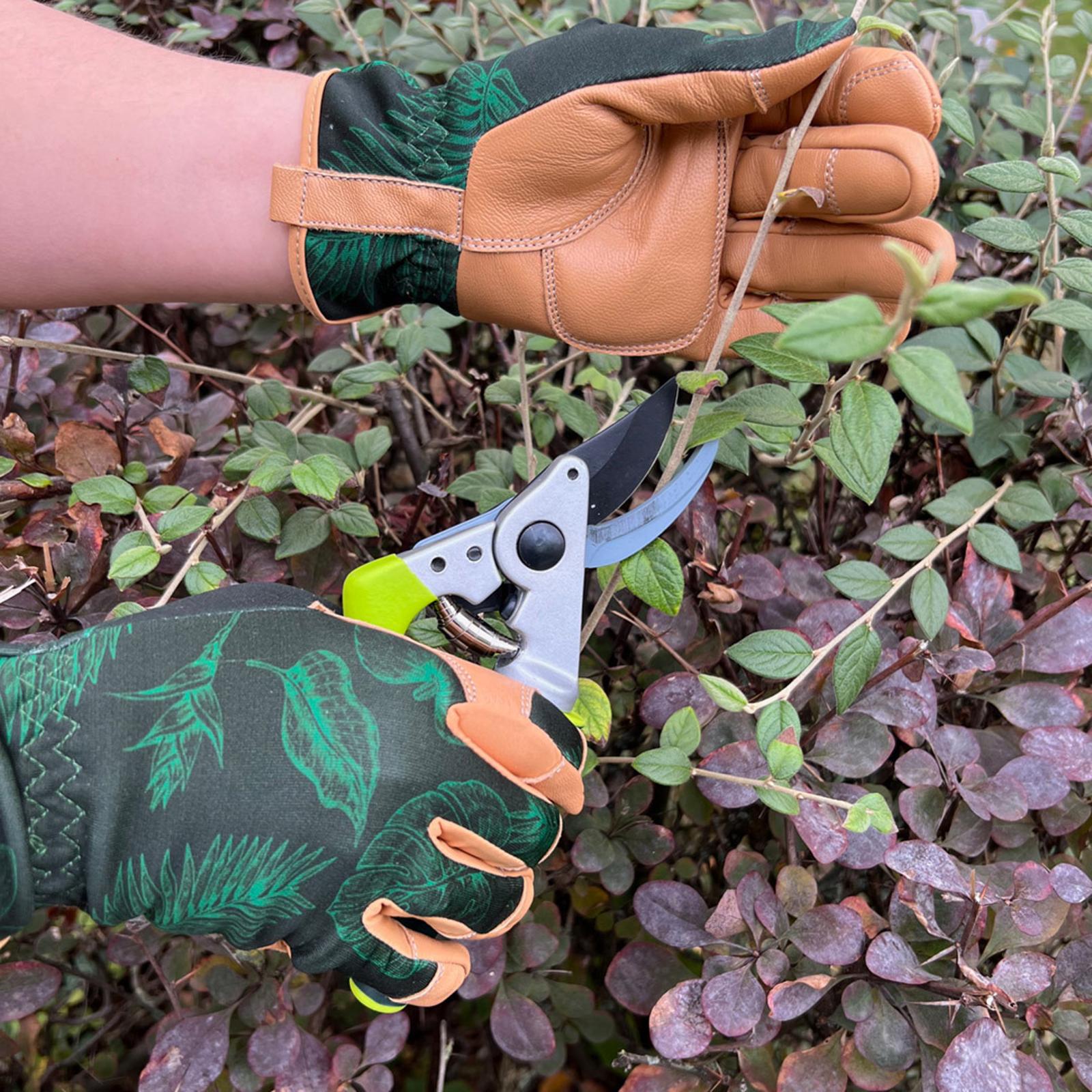 Kew Patterned Gardening Gloves, Medium BrandAlley