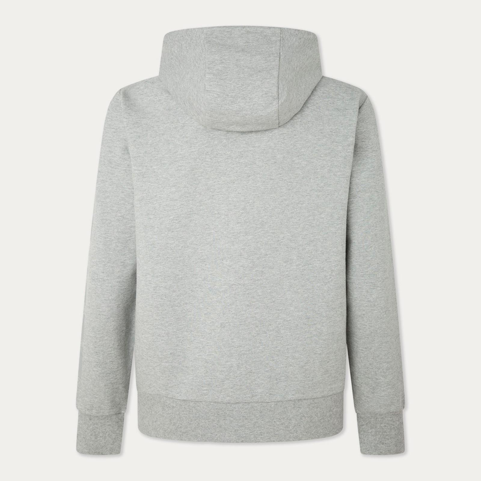 Glazey Satin Hoodie-Charcoal main image 1
