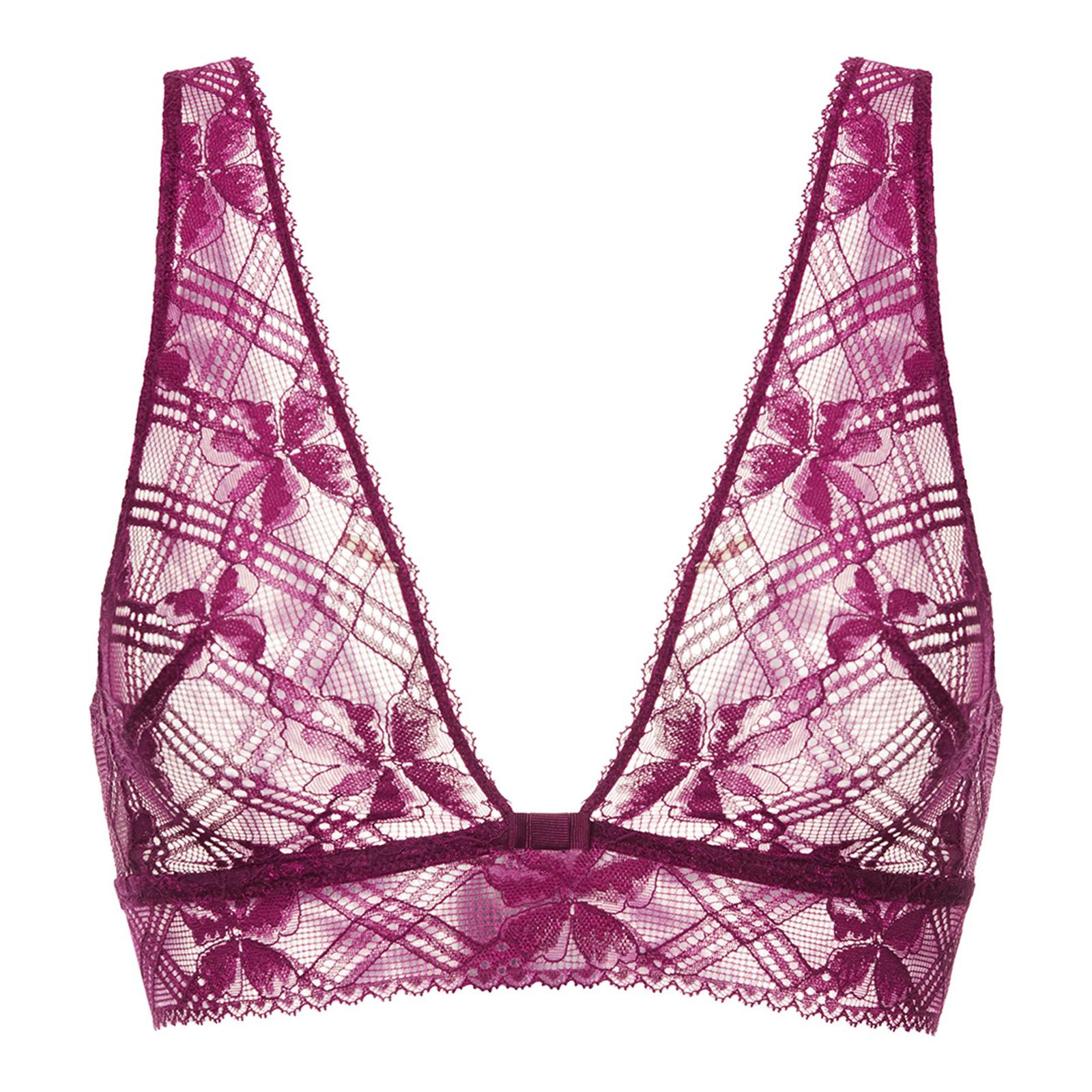 Plum Victoire Soft Cup Triangle Bra - BrandAlley