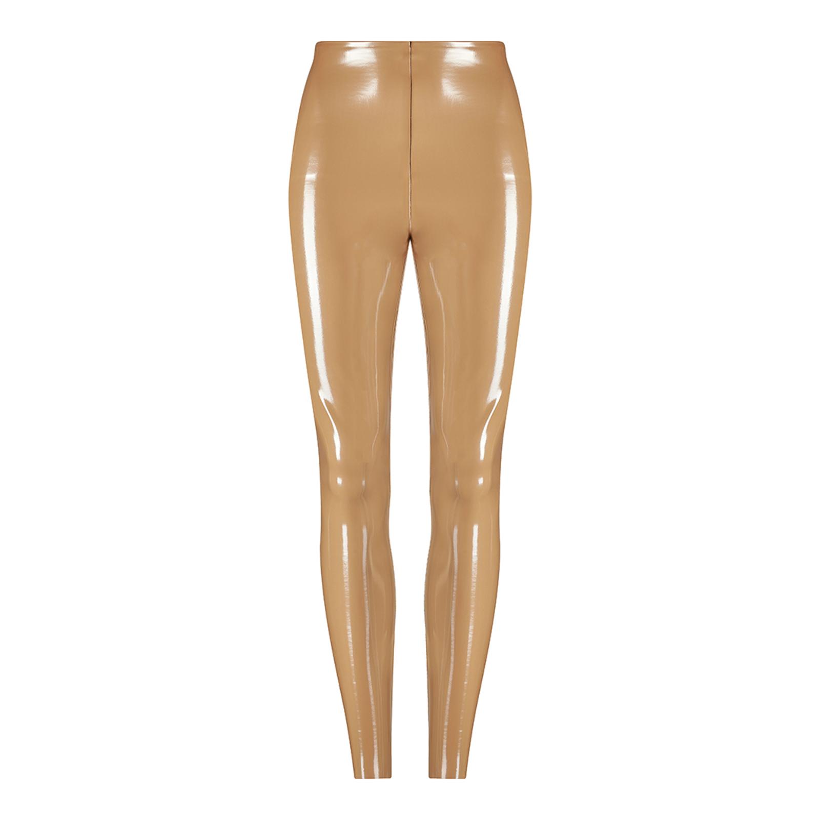 Brown Faux Leather Legging - BrandAlley