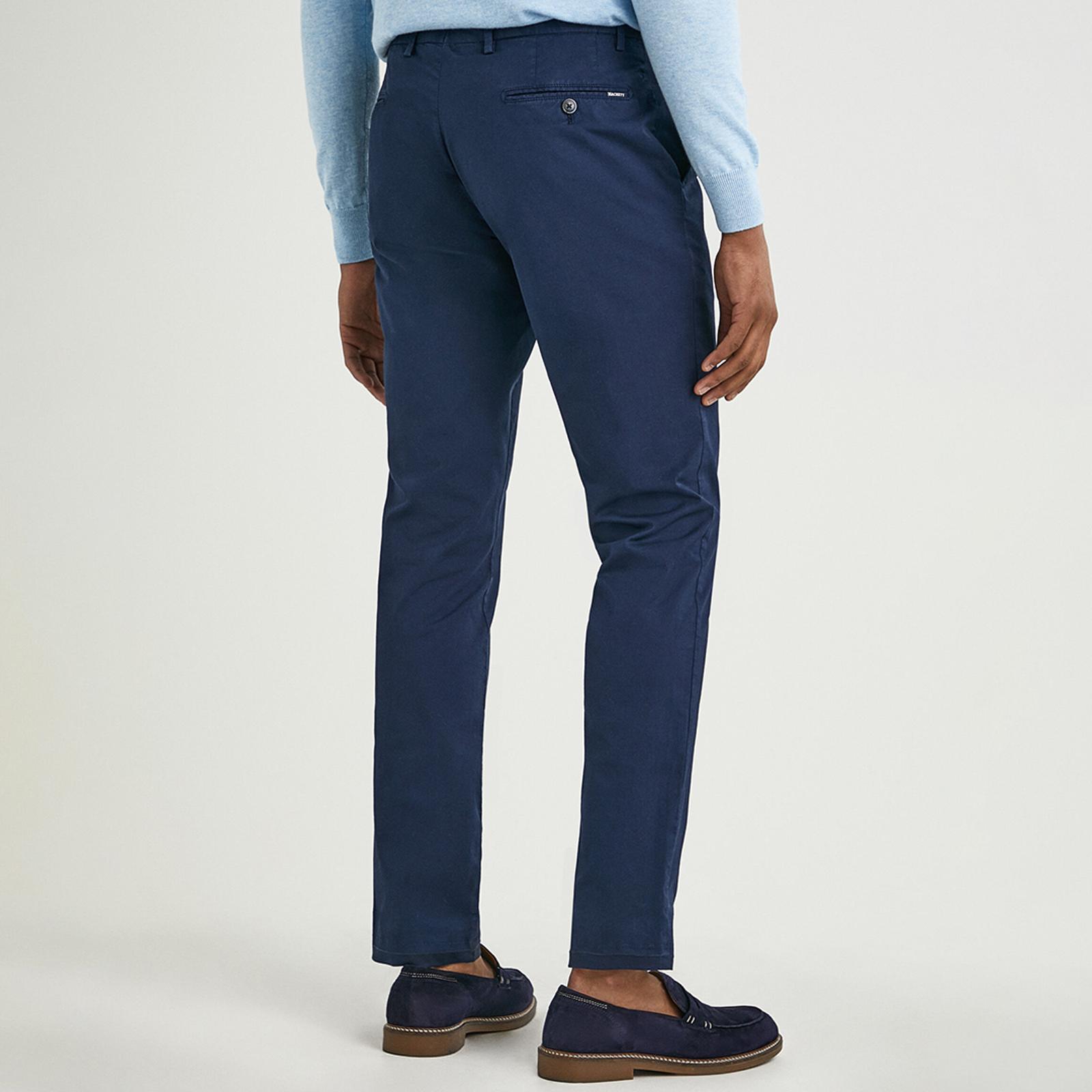 Navy Tapered Trousers - BrandAlley