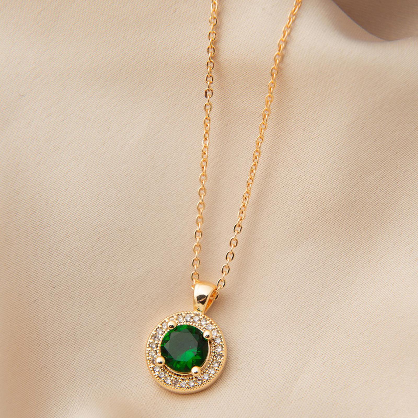 Gold Coral Heart Round Pendant Necklace BrandAlley