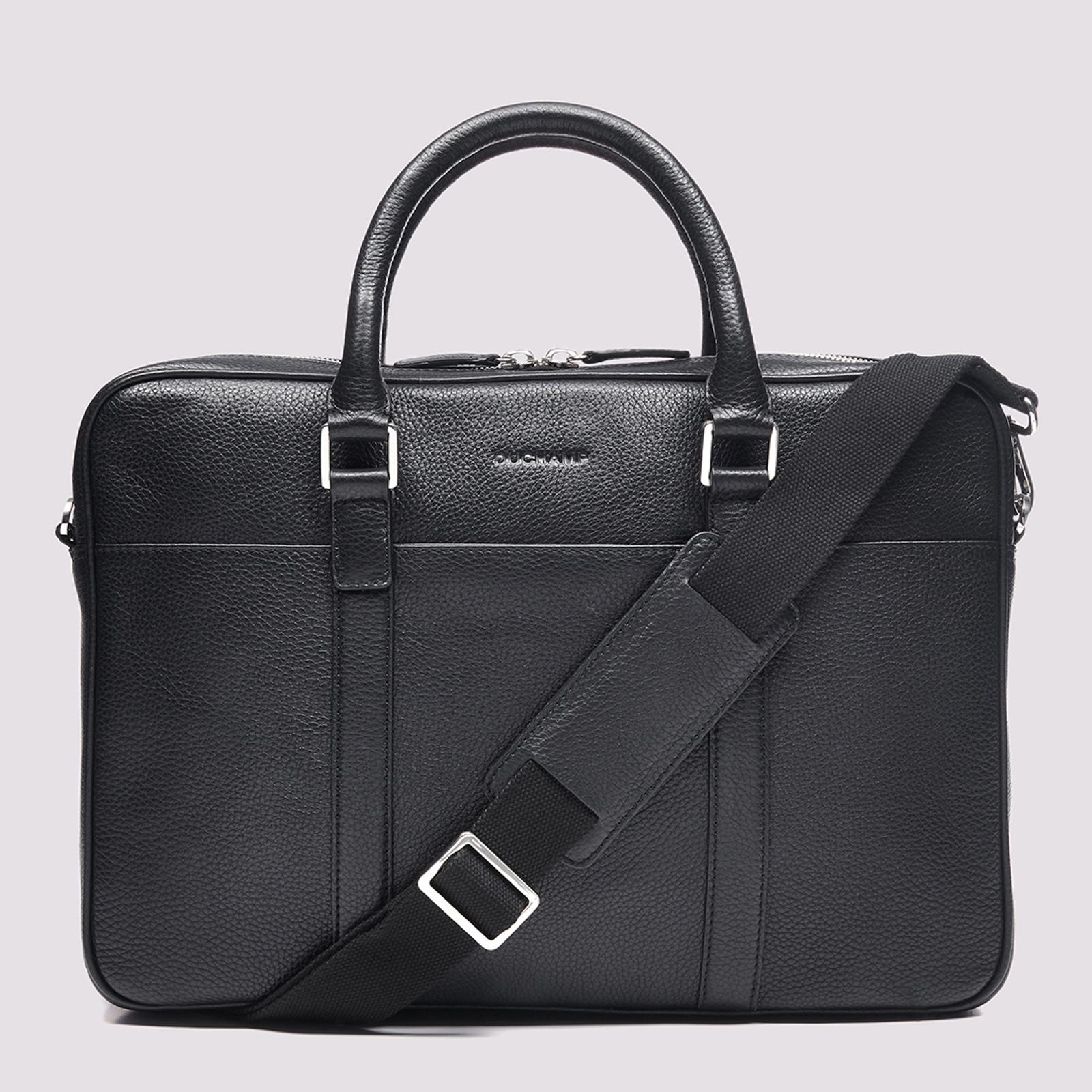 Black Leather Briefcase - BrandAlley