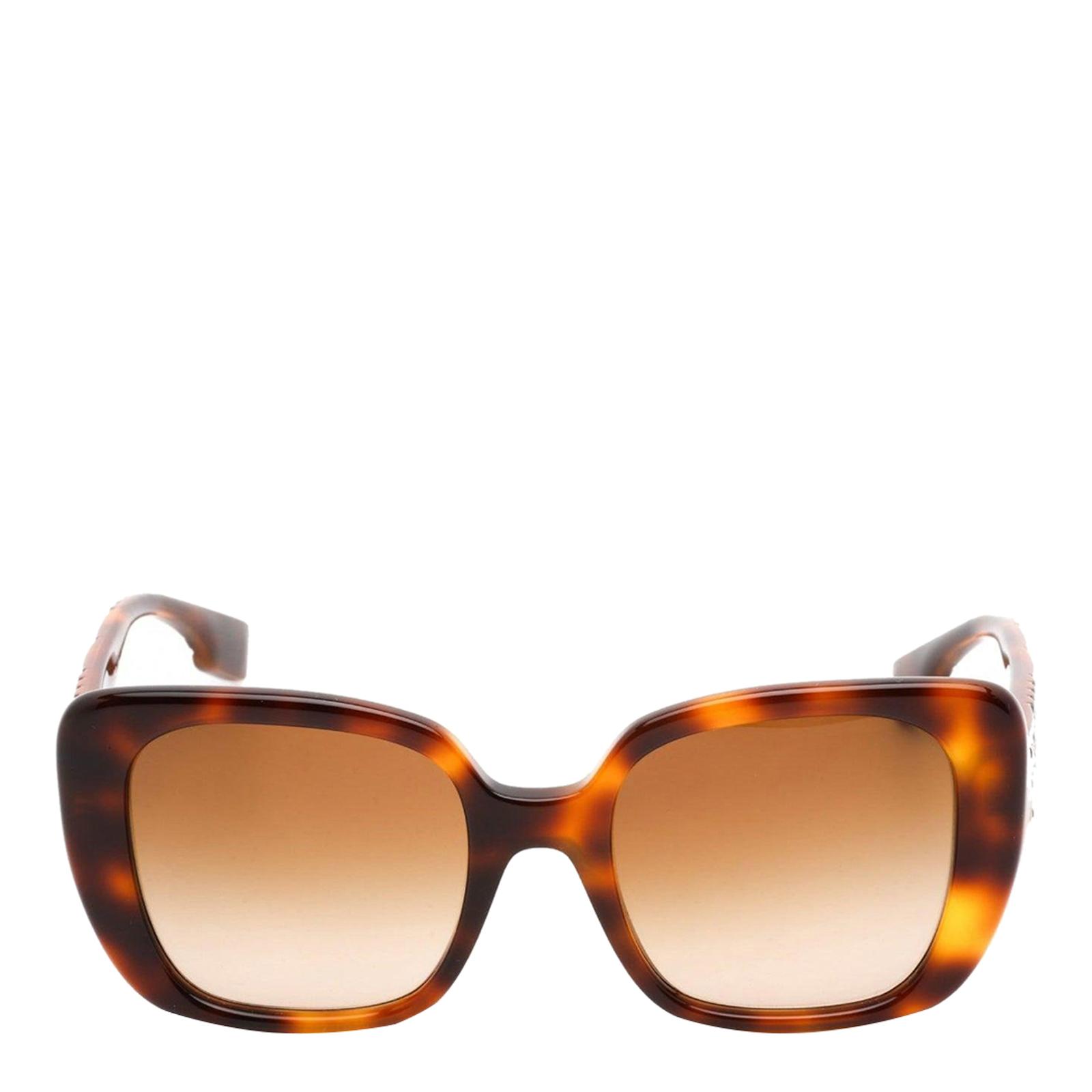 Women's Havana/Brown Burberry Sunglasses 52mm - BrandAlley