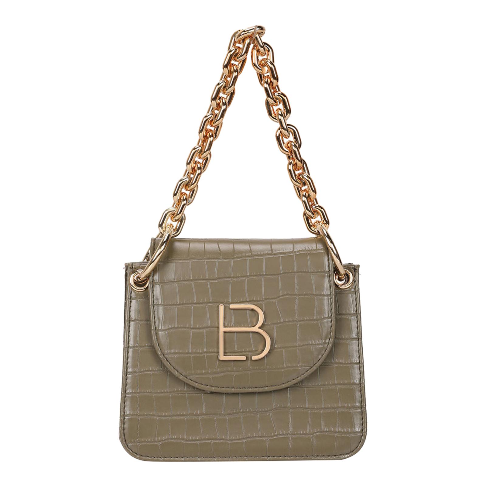 Green Leather Bag - BrandAlley