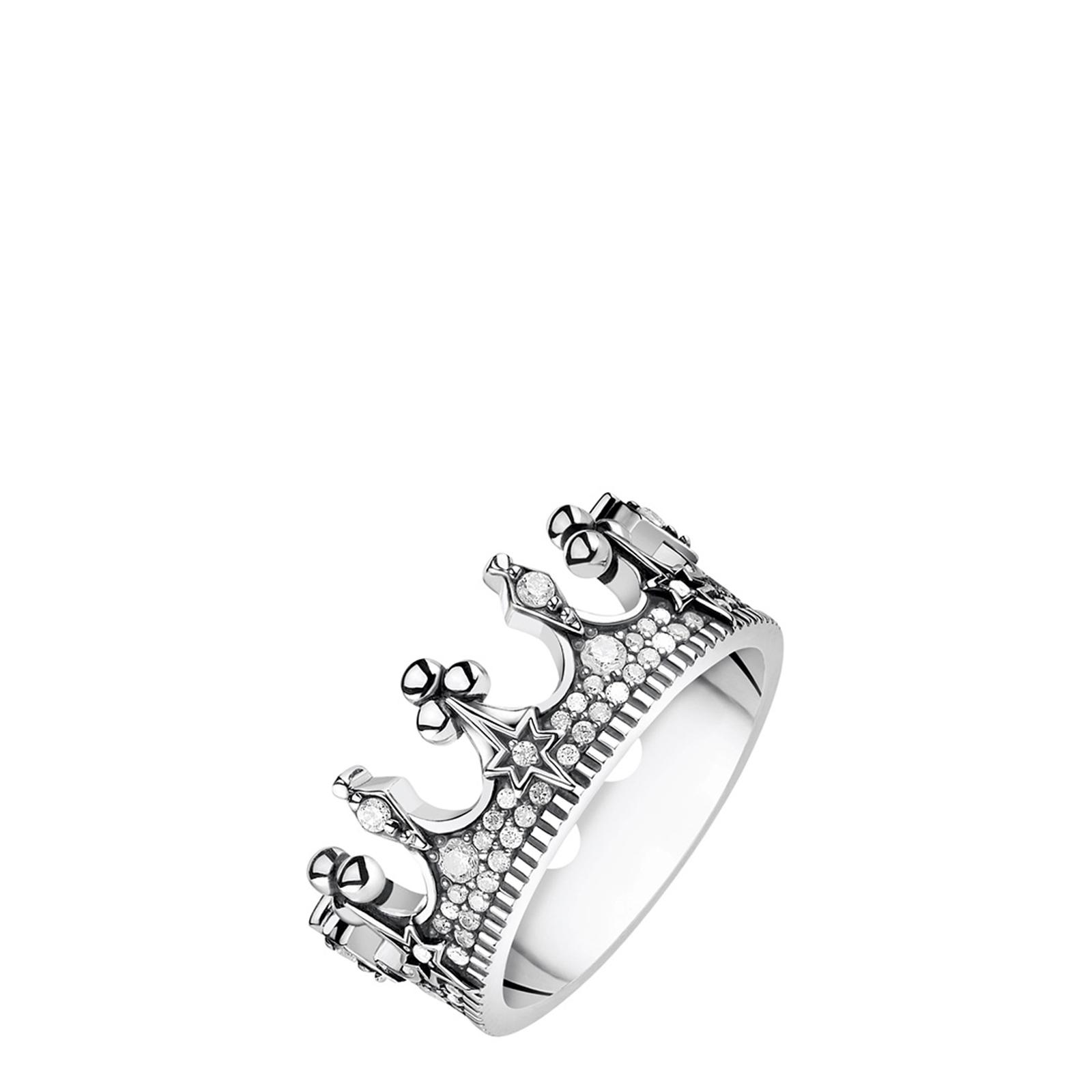 925 Sterling Silver Crown Ring BrandAlley