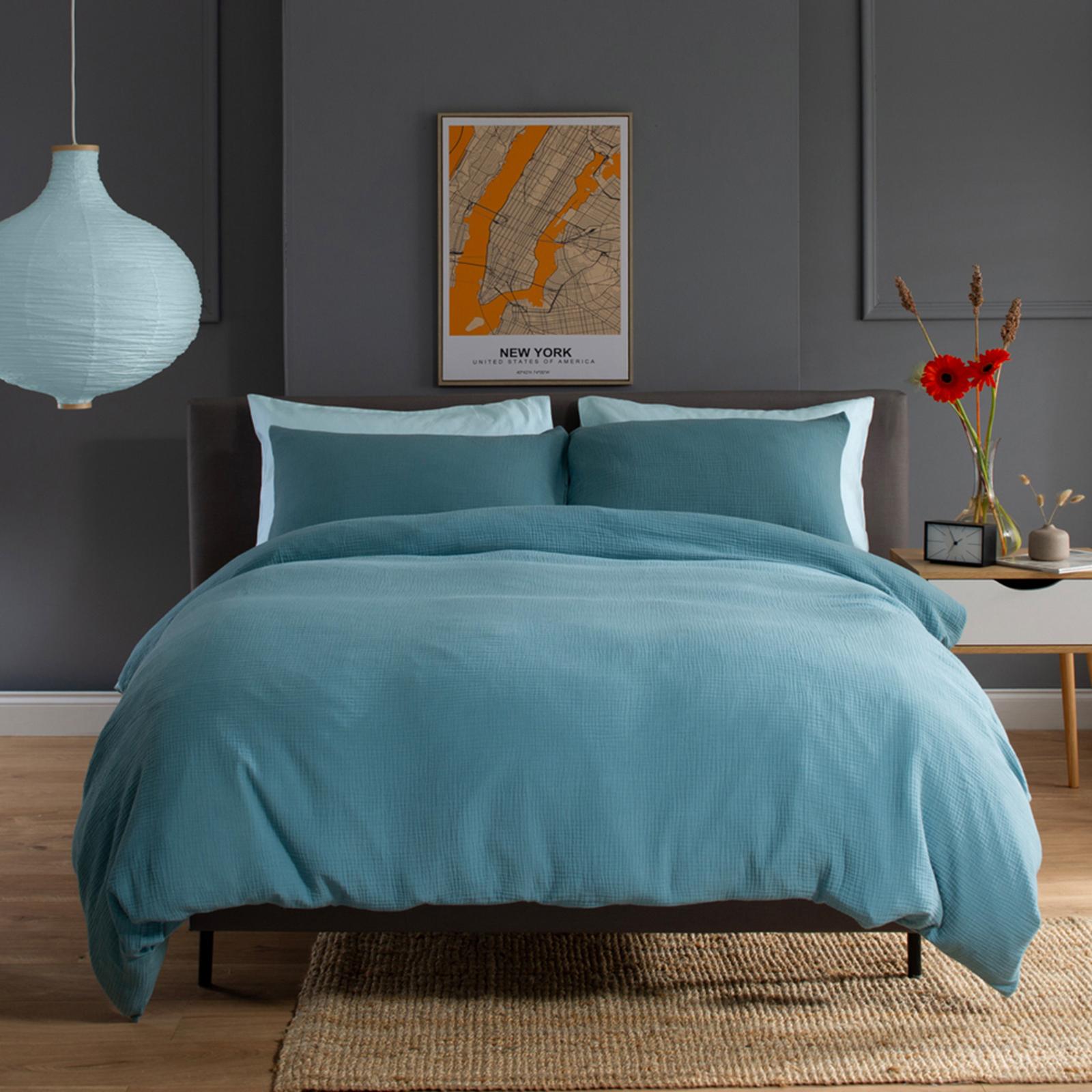 St Quentin Double Duvet Set, Blue BrandAlley