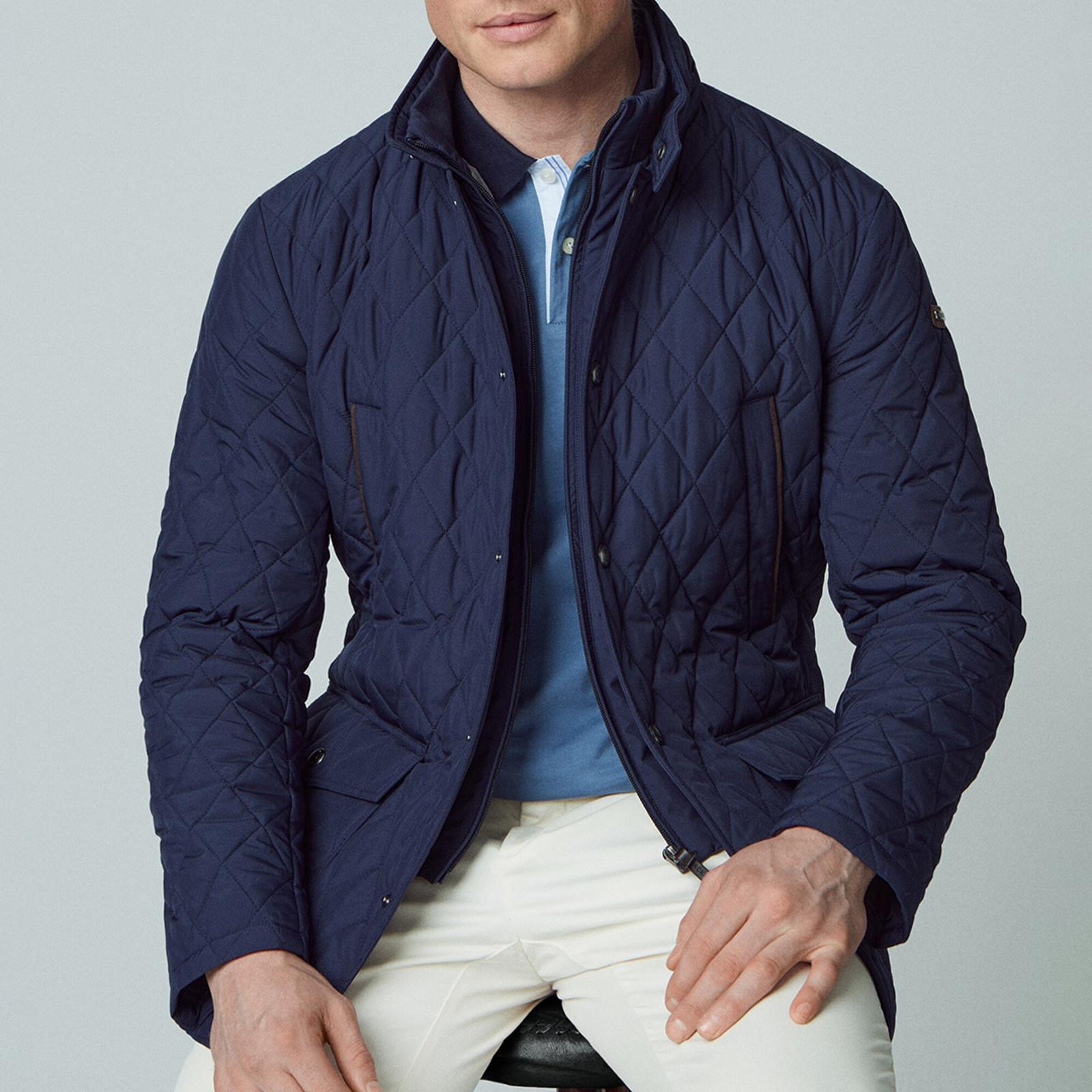 Navy Quilted Jacket BrandAlley