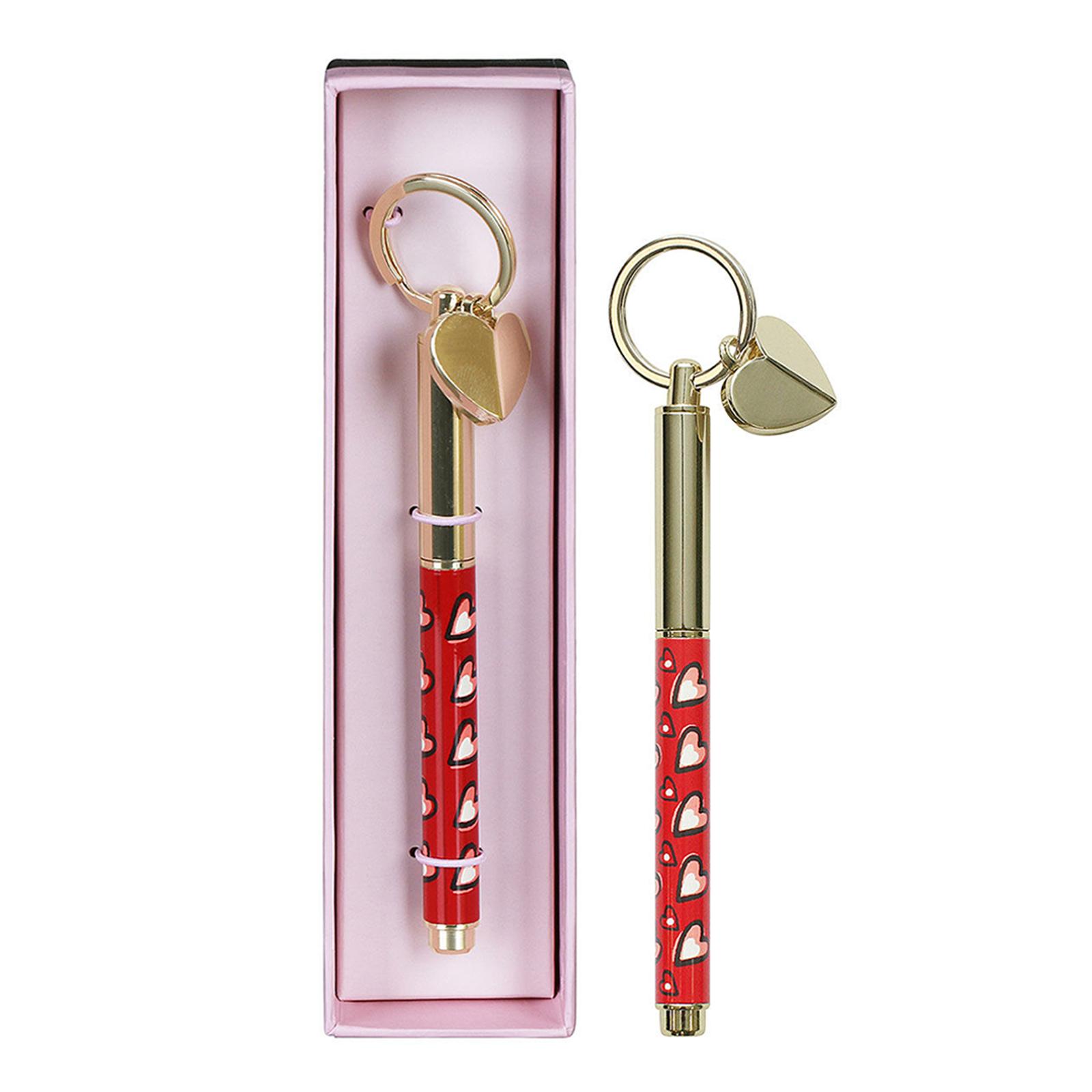 Ink Pen Key Fob, Hearts BrandAlley
