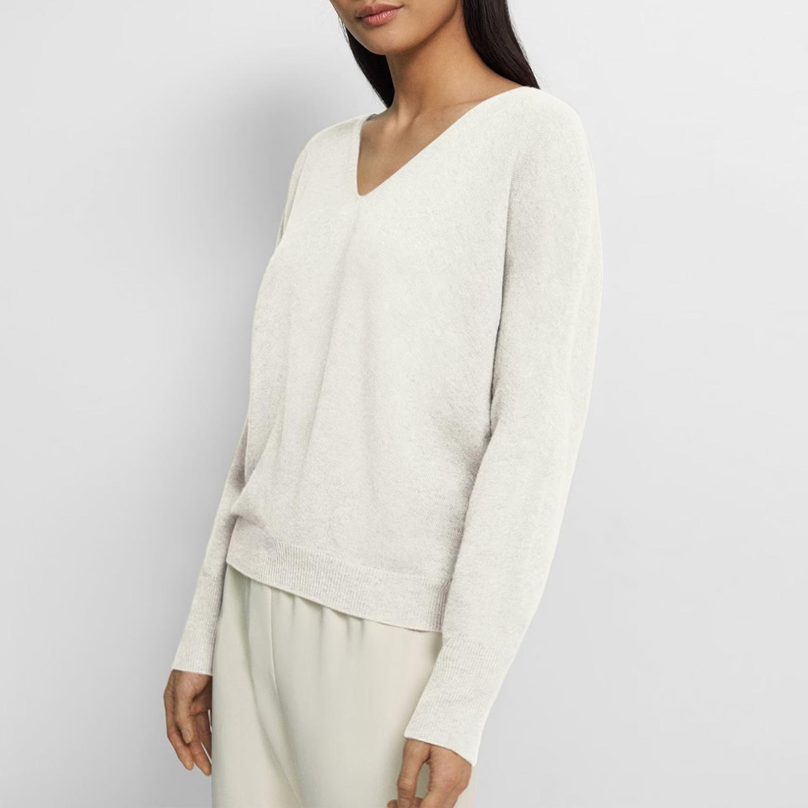 Cream VNeck Cashmere Jumper BrandAlley