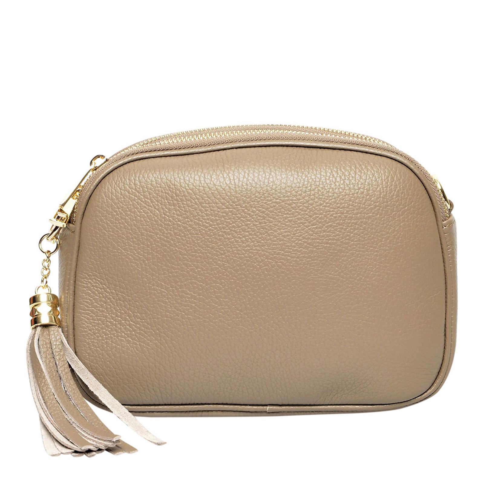 Brown Italian Leather Shoulder Bag BrandAlley