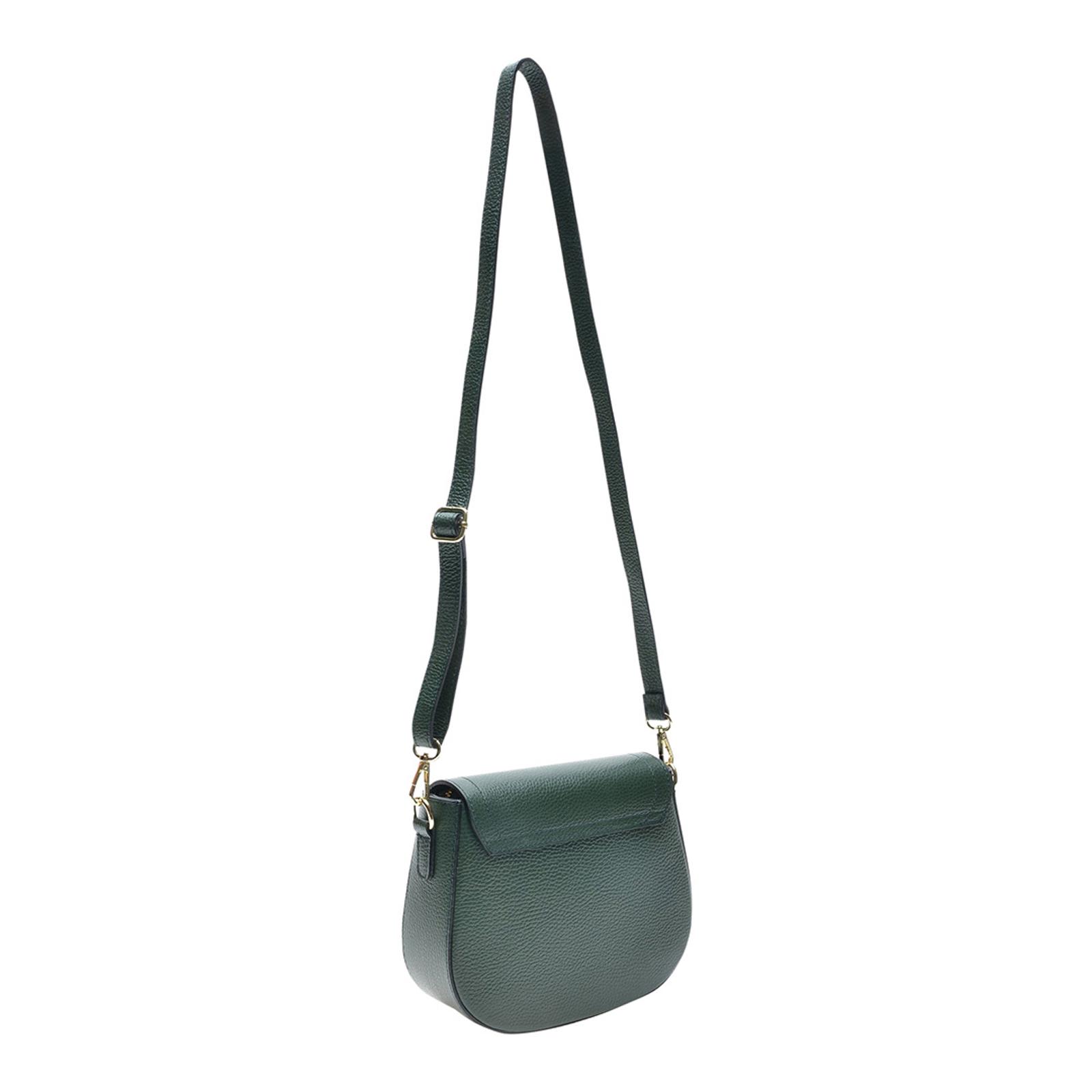Green Italian Leather Crossbody Bag BrandAlley