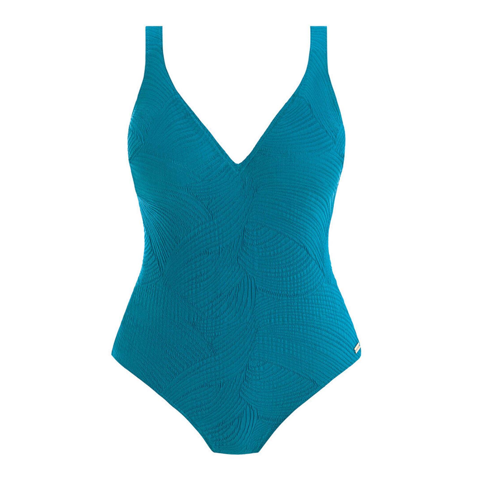 Blue Ottawa Plunge Swimsuit BrandAlley