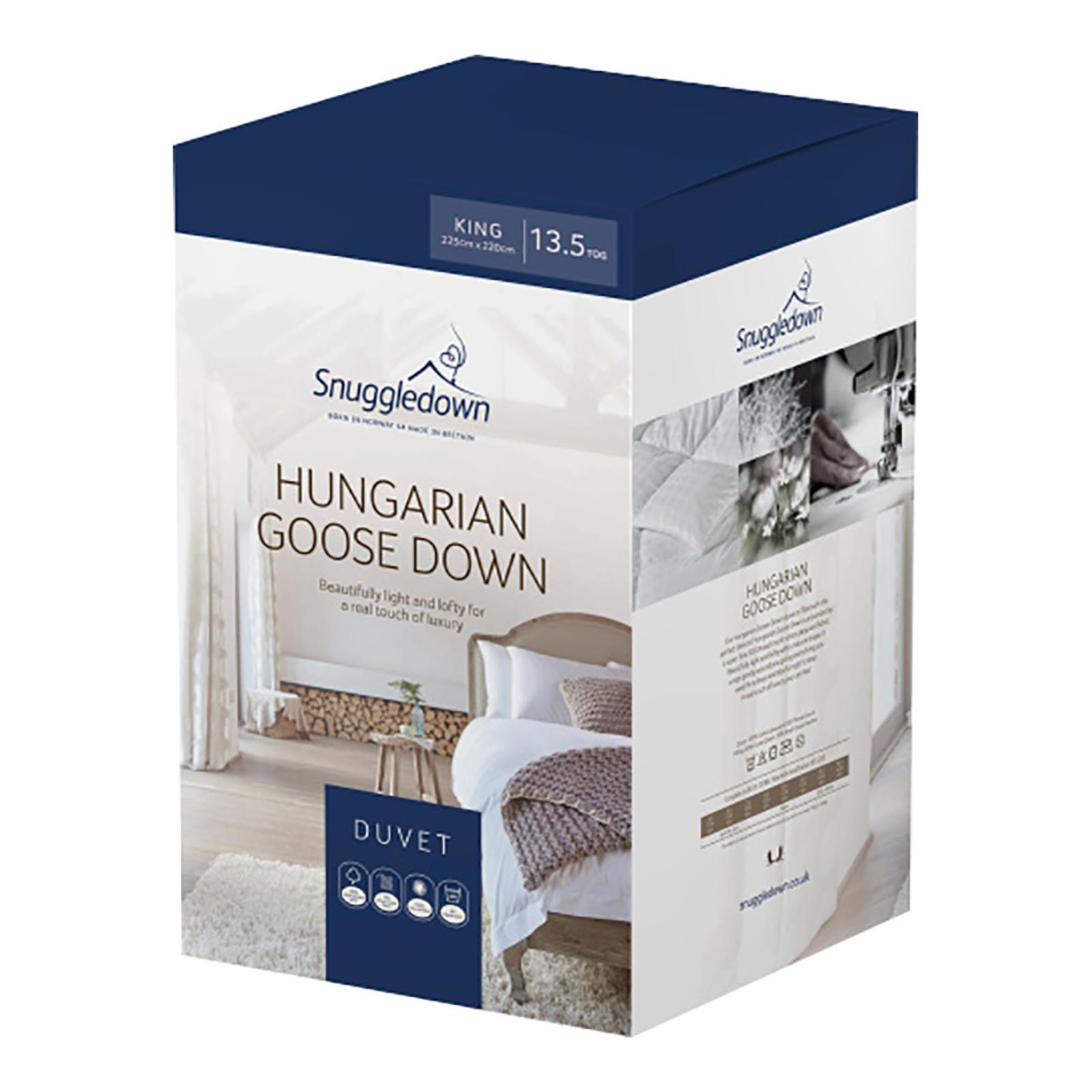 Hungarian Goose Down Duvet, 13.5 Tog, King BrandAlley