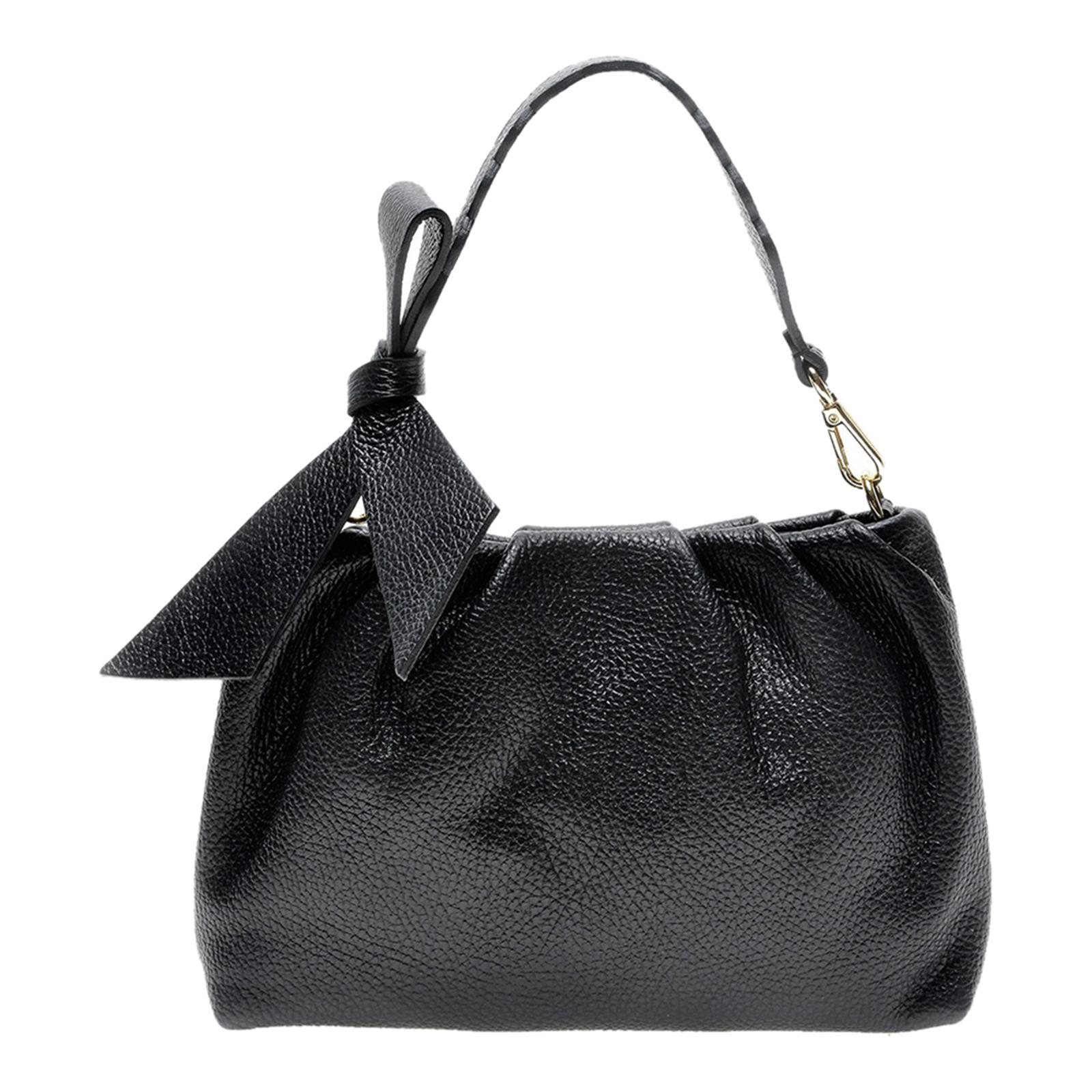 Black Italian Leather Handbag BrandAlley