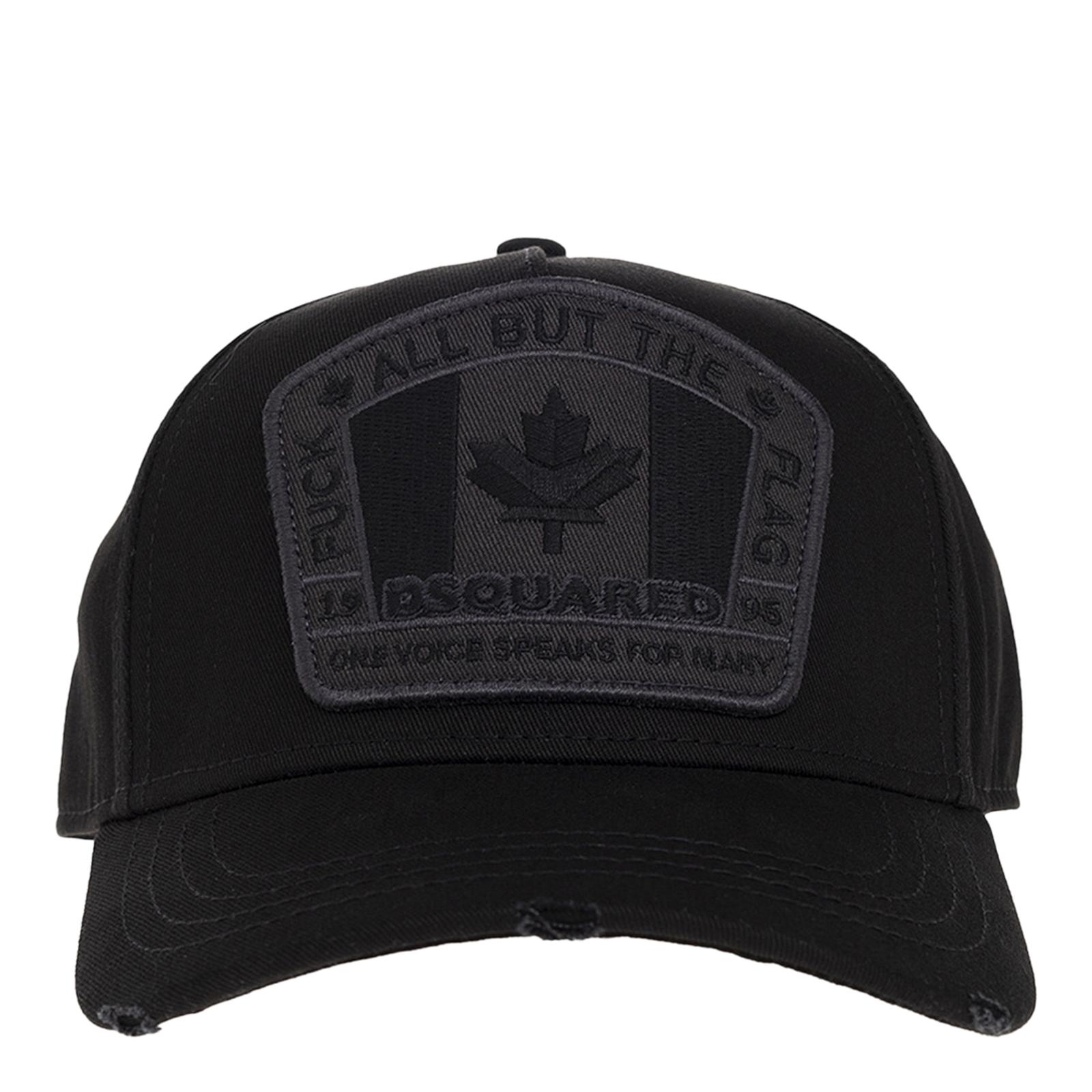 black-canadian-flag-patch-logo-cotton-cap-brandalley