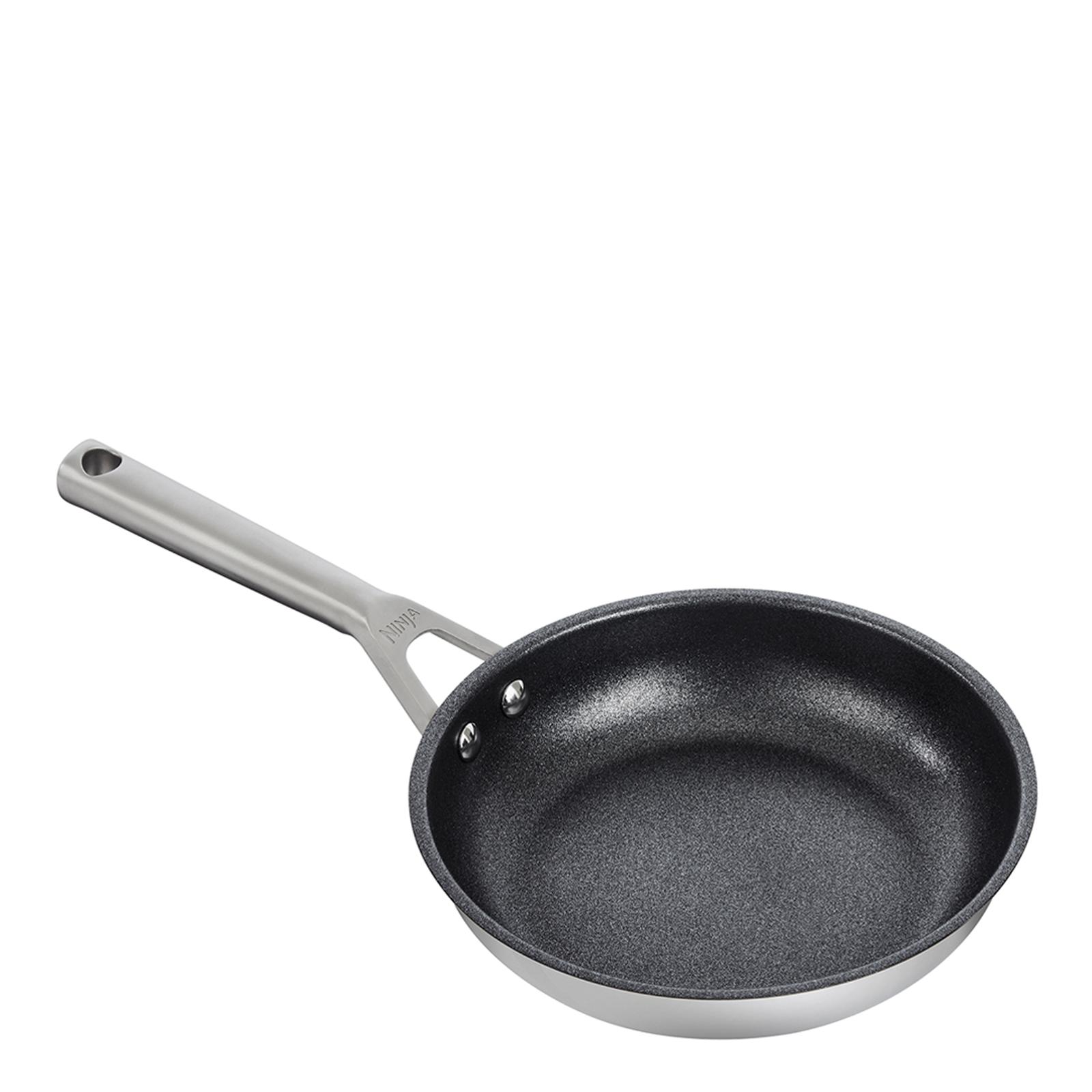 Ninja Zerostick Stainless Steel 2Piece Frying Pan Set 20cm and 26cm