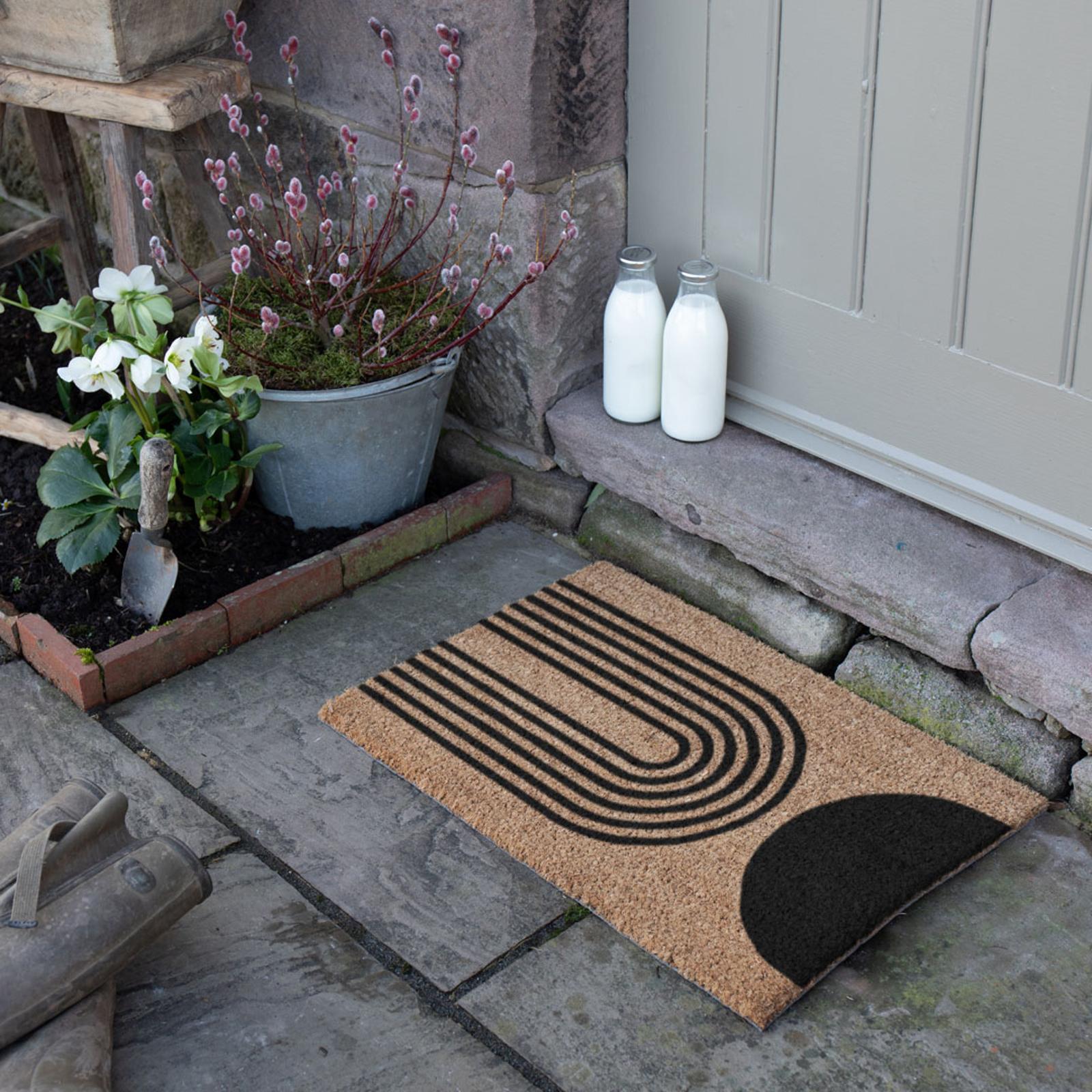 Abstract Half Moon Doormat BrandAlley