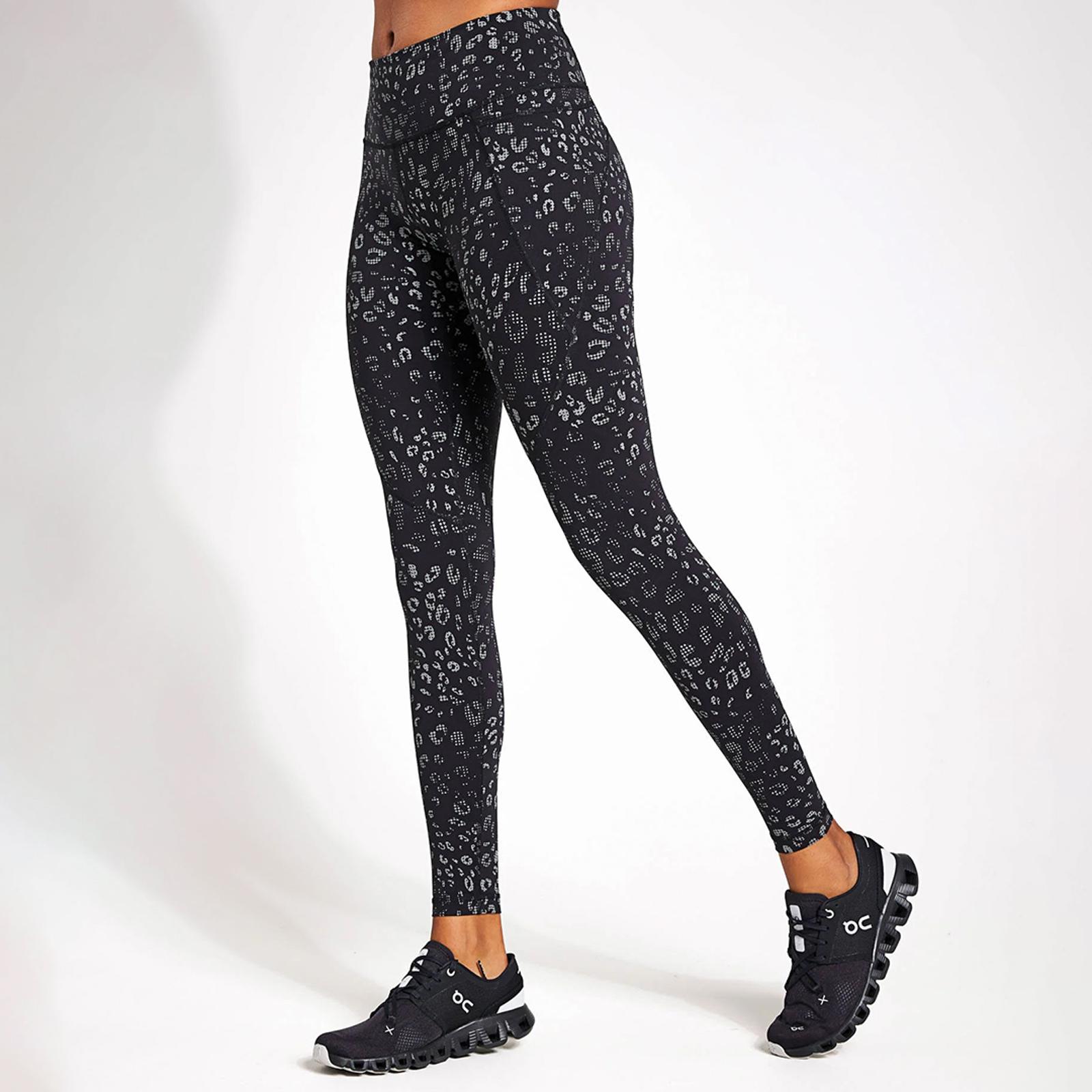Black Power Reflective Workout Leggings BrandAlley