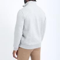 Crew Clothing Co Pull 1/2 Zip Solid Homme (Bleu