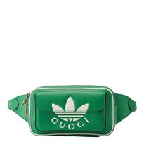 Gucci Adidas X Gucci Green Leather Belt Bag - BrandAlley