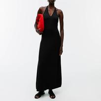 arket halter dress ARKET Black Halter Neck Dress