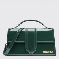 Jacquemus Dark Green Jacquemus The Large Bambino Crossbody Bag