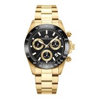 Christophe-Duchamp Mens Black, Gold Grand Mont Ceramic Watch 42mm