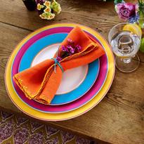 Kit Kemp Calypso Yellow Charger Bowl, 29.2cm